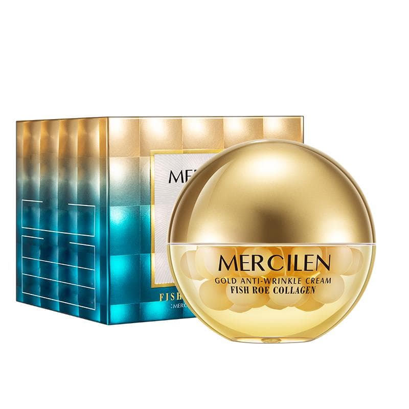 MERCILEN Caviar Collagen Gold Anti-Wrinkle Cream Moisturizing, Moisturizing and Firming Skin Gold Pills Upgraded Version Anti-Wrinkle Cream