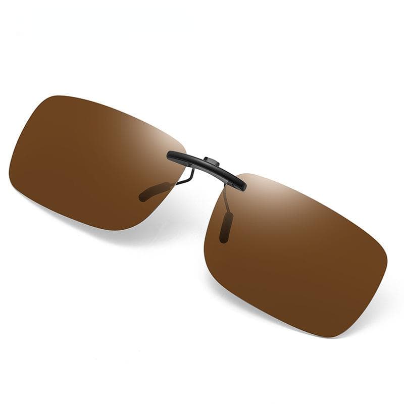 Vintage Sunglasses Clip for Men Anti Reflective Driving Sunglasses UV Protection Lightweight Durable