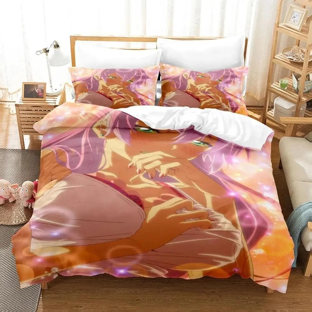 Anime More Than a Married Couple, But Not Lovers Bedding Set Boys Girls Twin Queen Size Duvet Cover Pillowcase Bed Kids Adult 70x133cm 2pcs
