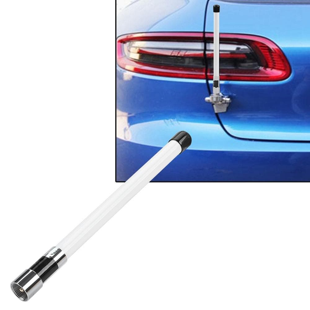 For NL-350 UHF 400-500MHzVHF 130-174MHz Car Radio Antenna UHFPl259 Male Plug (White) white
