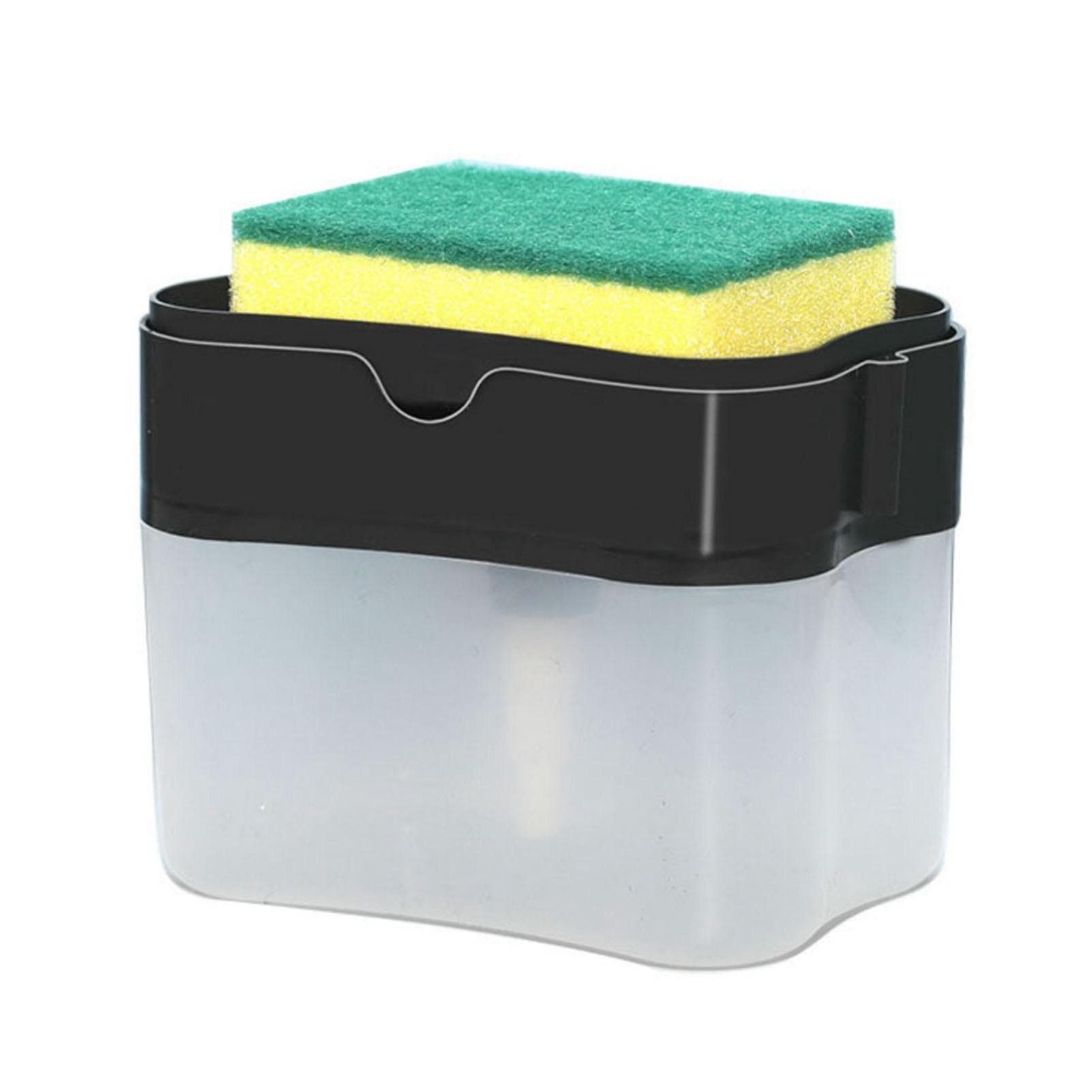 Dish Liquid Dispenser Durable Plastic Effort Saving Press Large Capacity Dish Detergent Dispenser