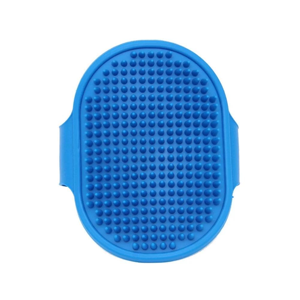 Soft Rubber Dog Cat Brush Pet Bath Silicone Comb Massage Comb Hair Remover Pet Supplies Dog Grooming Wash Cleaning Equipment CHINA blue