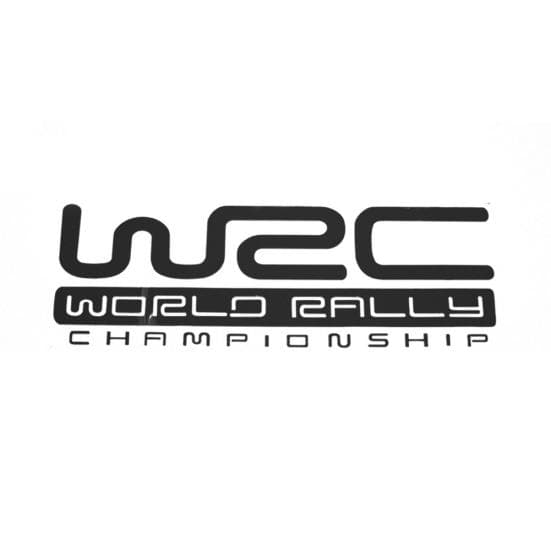 Car Reflective Sticker Decal for WRC World Rally Championship for Ford Mazda black