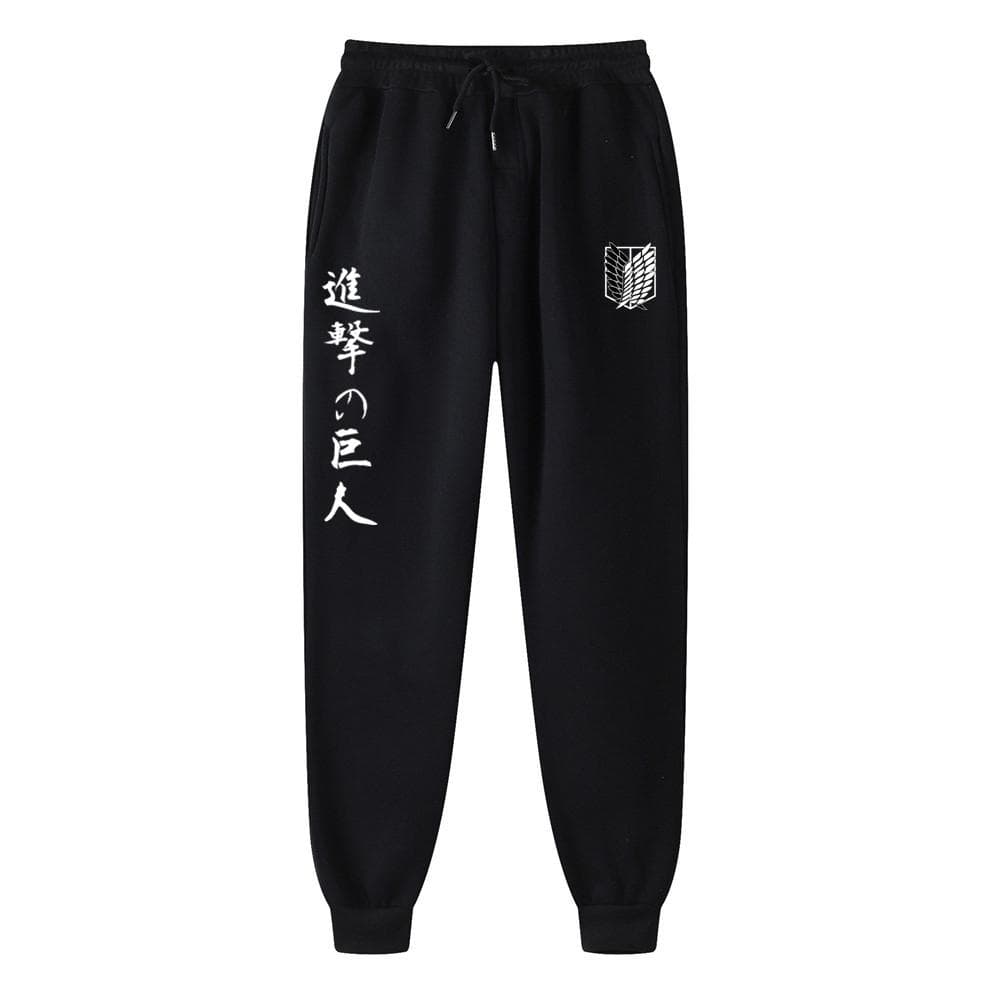 Anime Attack on Titan Printed Men's Joggers Brand Man Casual Trousers Sweatpants Fitness Workout Running Sporting Pants Clothing XL