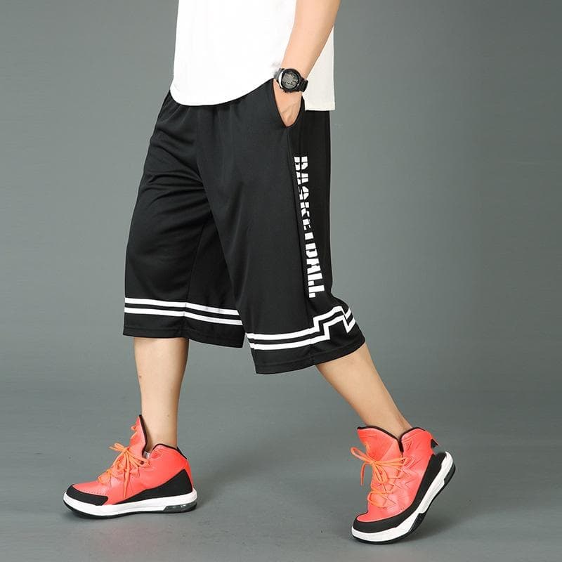 Men's Summer Basketball Shorts Loose Large Size Sports Shorts Casual Breathable Beach Pants 6XL
