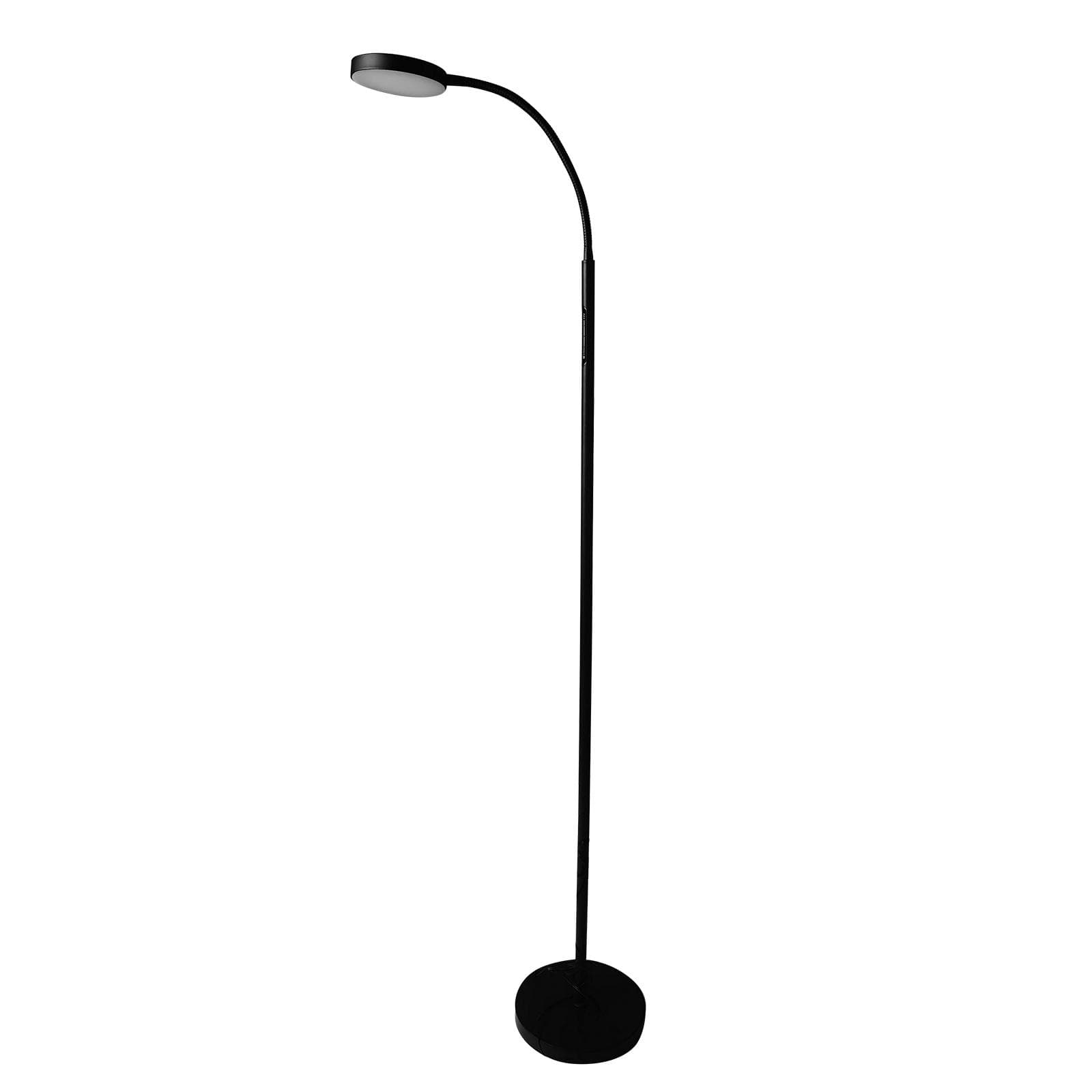 Dimmable LED Floor Lamp Living Room Bedroom Standing Light No Flicker No Blue Light Eye Protection EU Plug black