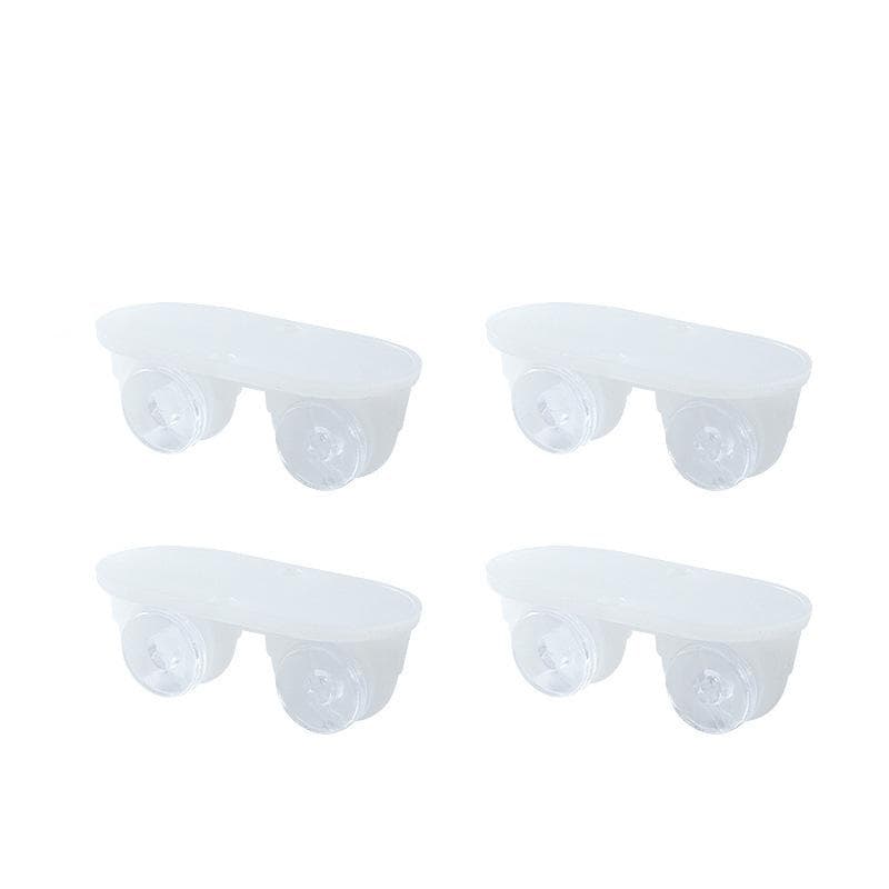 4pcs Adhesive Rollers - Perfect for Crafting and DIY Projects white
