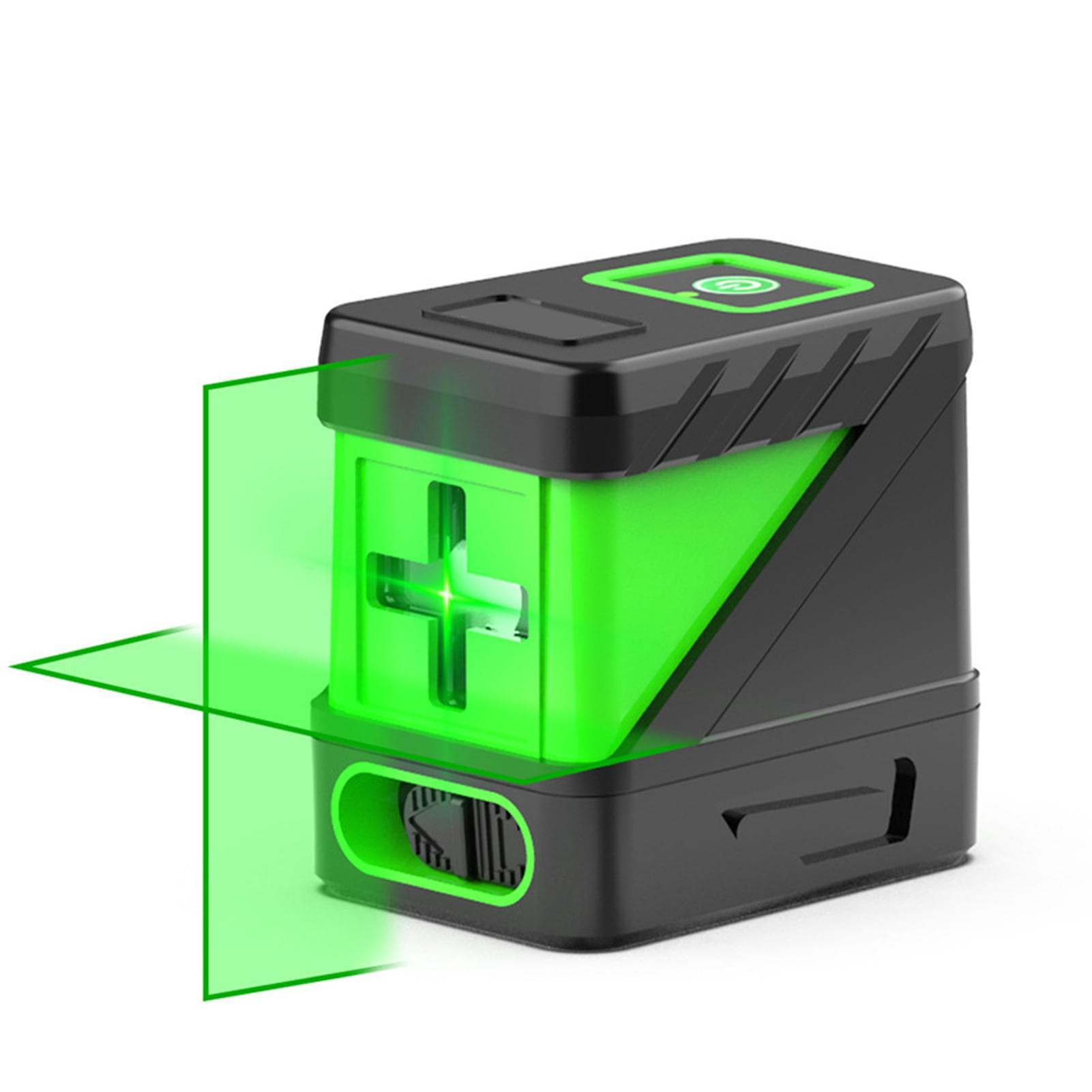 SelfLeveling Laser Level, 2 Lines Laser Level Green Cross Laser Beam Line, Alignment Laser Tool Type A multicolour