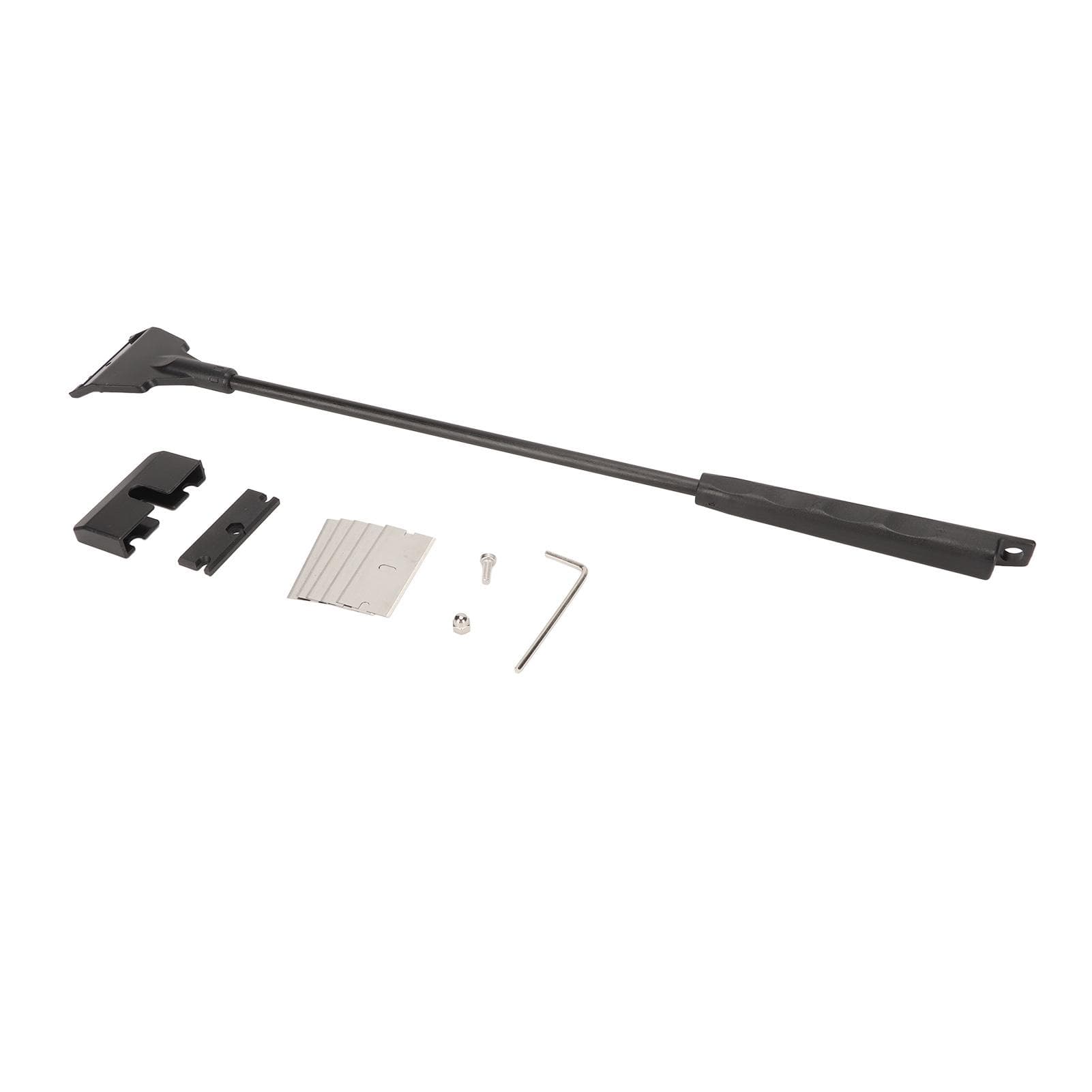 Aquarium Algae Scraper 5 Replaceable Blade Lightweight Fish Tank Scraper Cleaner for Glass Tank Narrow Mouth Standard Type 34cm