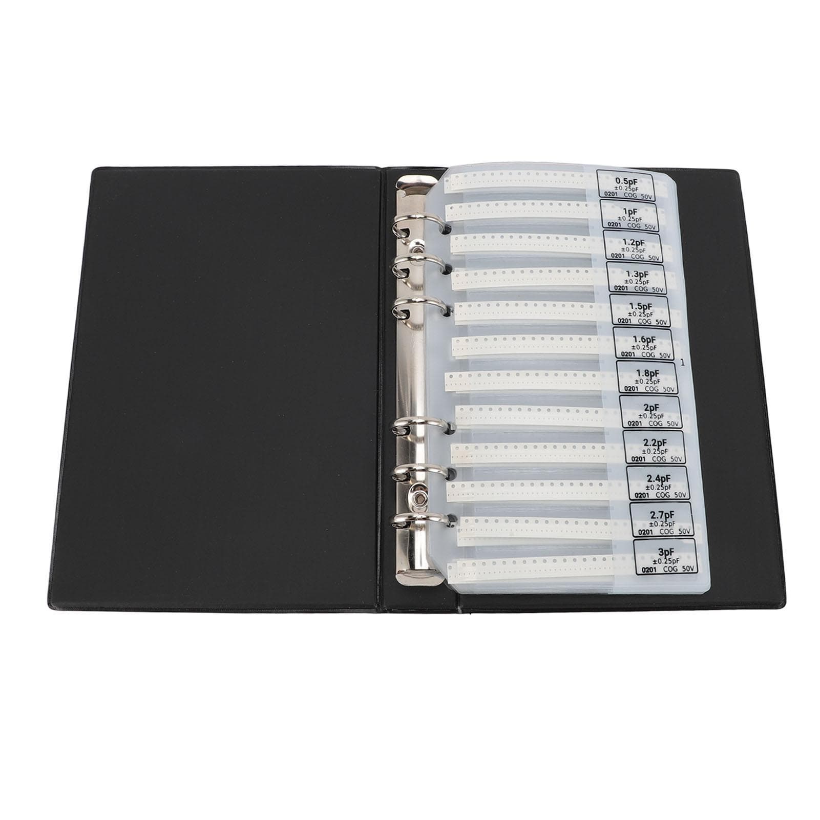 Capacitor Sample Book 84 Values High Accuracy Electronic Components Assortment Kit for Teaching and