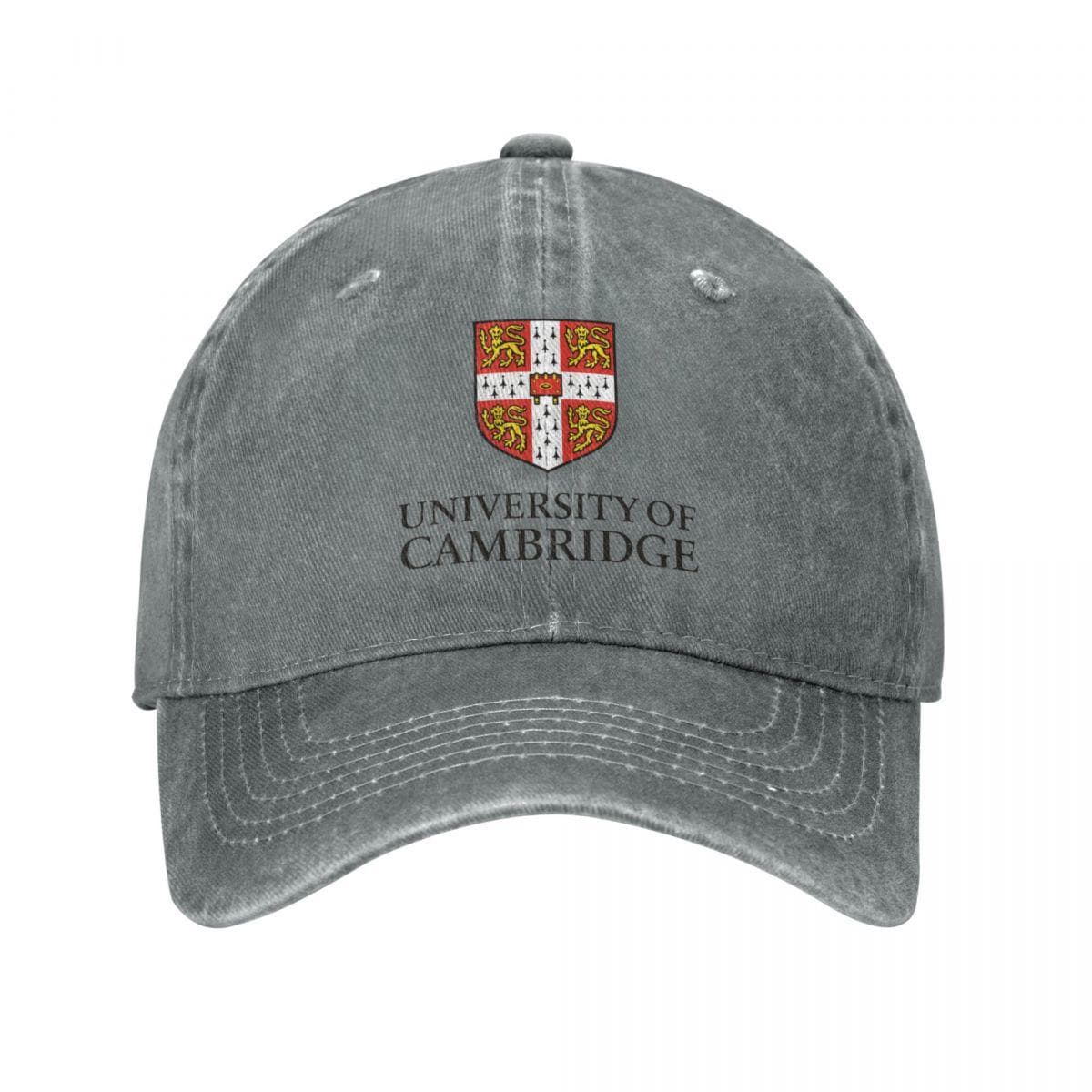 Vintage Cambridge-University Baseball Cap Unisex Distressed Cotton Snapback Cap Outdoor Running Golf Hats Cap One Size