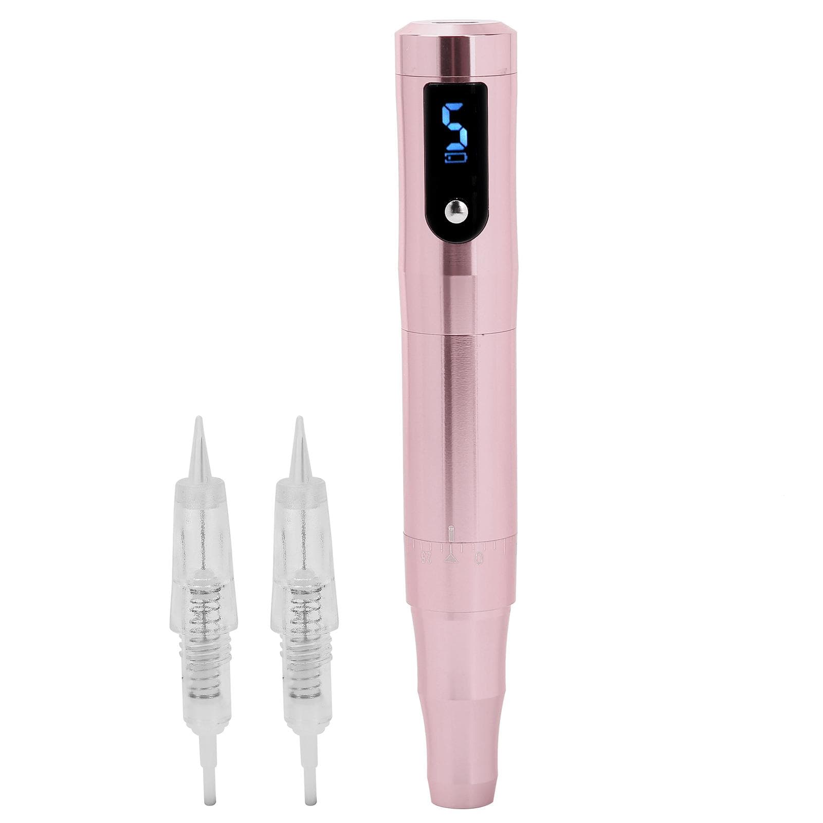 Professional Microblading Machine Eyebrow Eyeliner Lip Tattoo Pen Machine US Plug rose gold