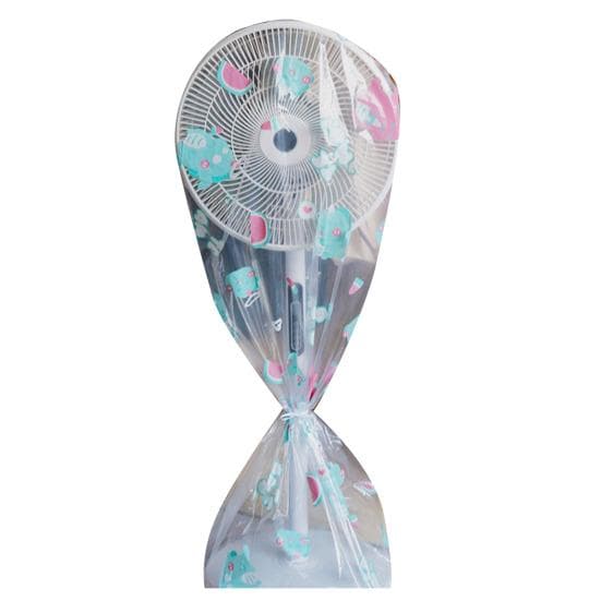 Floor Fan Cover Protective Cover Dustproof Moisture-Proof Cartoon Pattern Design