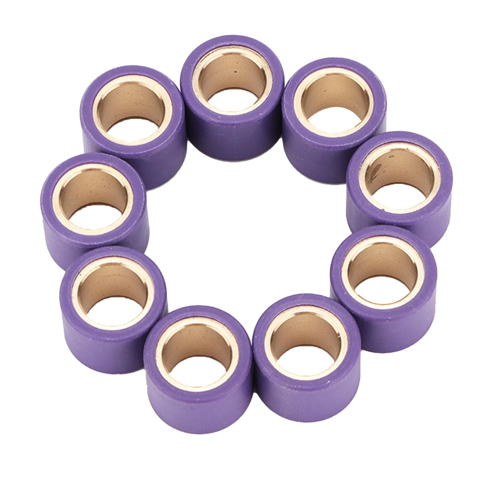 9PCS 18x14mm Variator Roller Kit High Performance Racing Replacement for 152QMI 157QMJ GY6 125cc