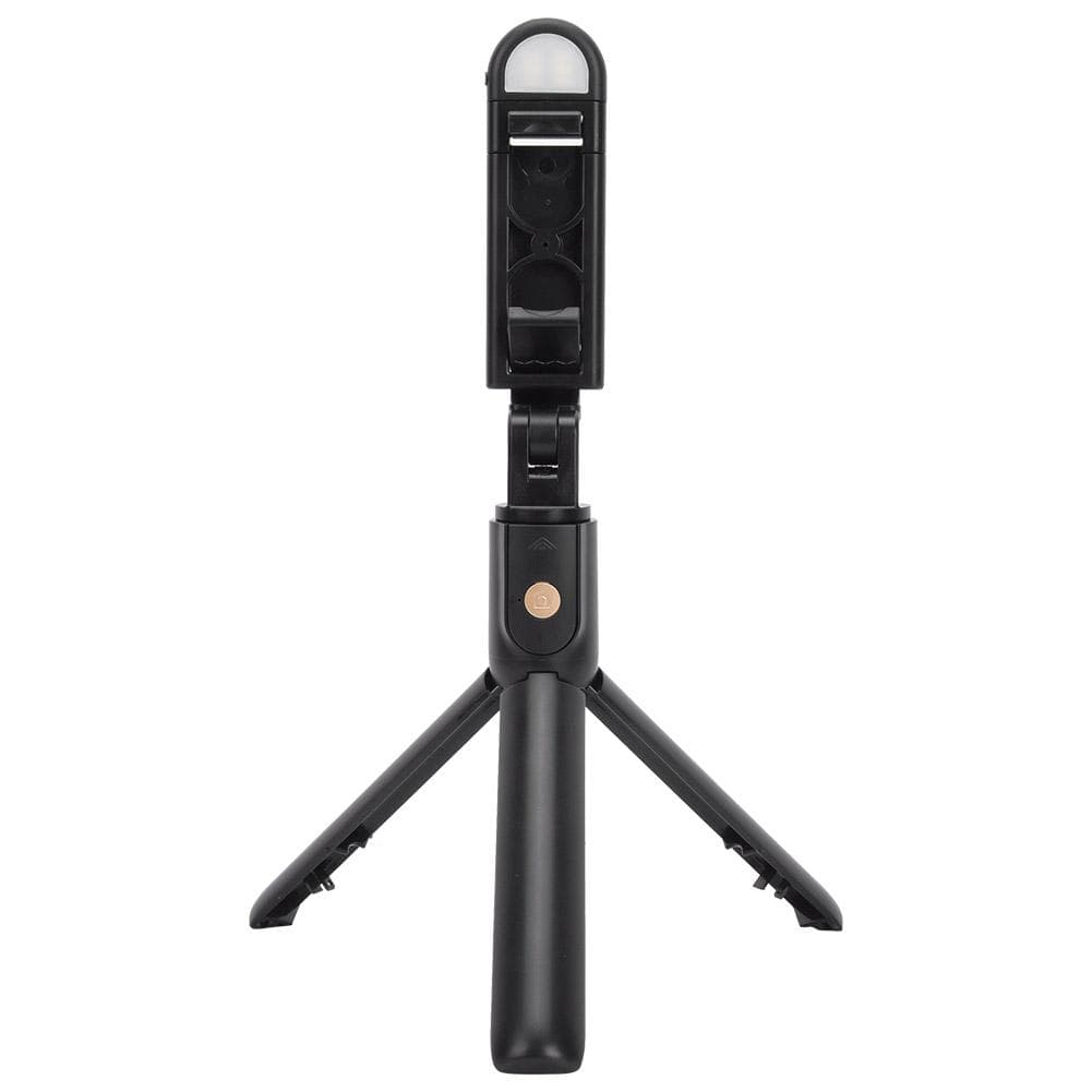 K10-S Black Bluetooth Remote Fill Light Tripod Selfie Stick Horizontal Vertical Live Support