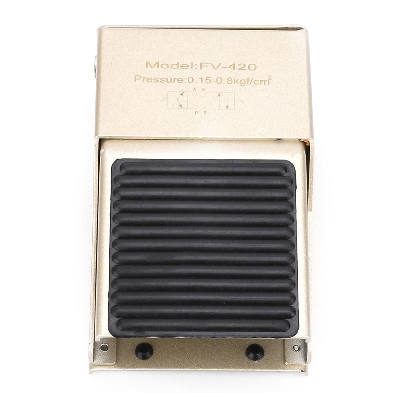 Pneumatic Foot Pedal Valve Aluminum Alloy 2Position 4Way FV420 00.8Mpa G14in