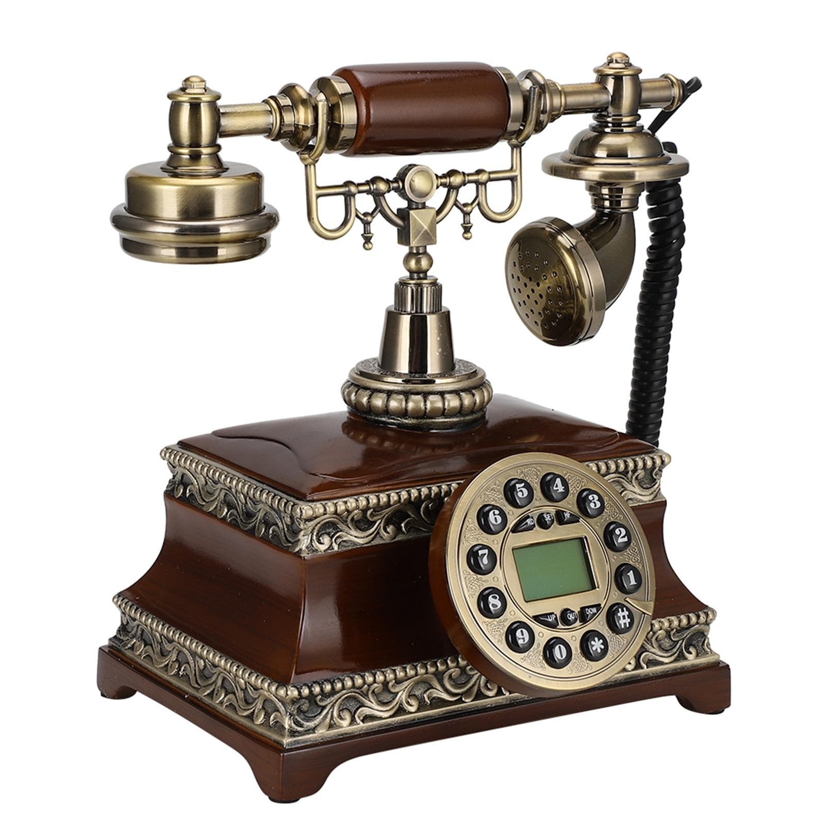 MS-613A Multifunction Classic Retro Backlight Home Telephone with Display FSKDTMF