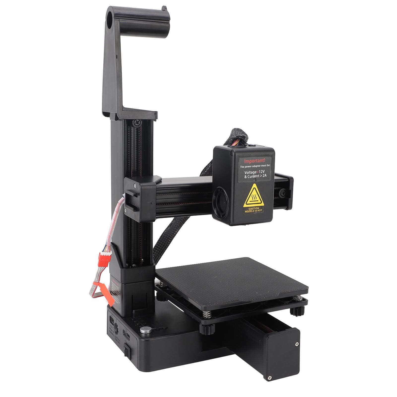Frequency Division Multiplexing 3D Printer High Accuracy Fast Heating Compact 3D Printing Machine black