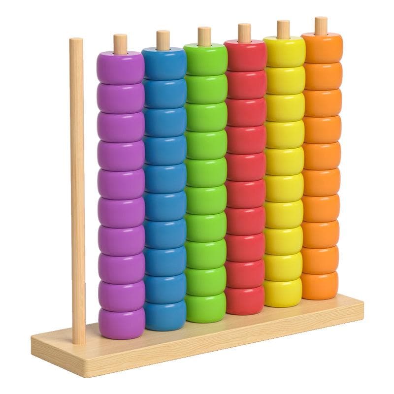3D Four-in-a-Row Game: Educational Multiplayer Toy, Wooden Boxed, Multicolor, 0.34kg