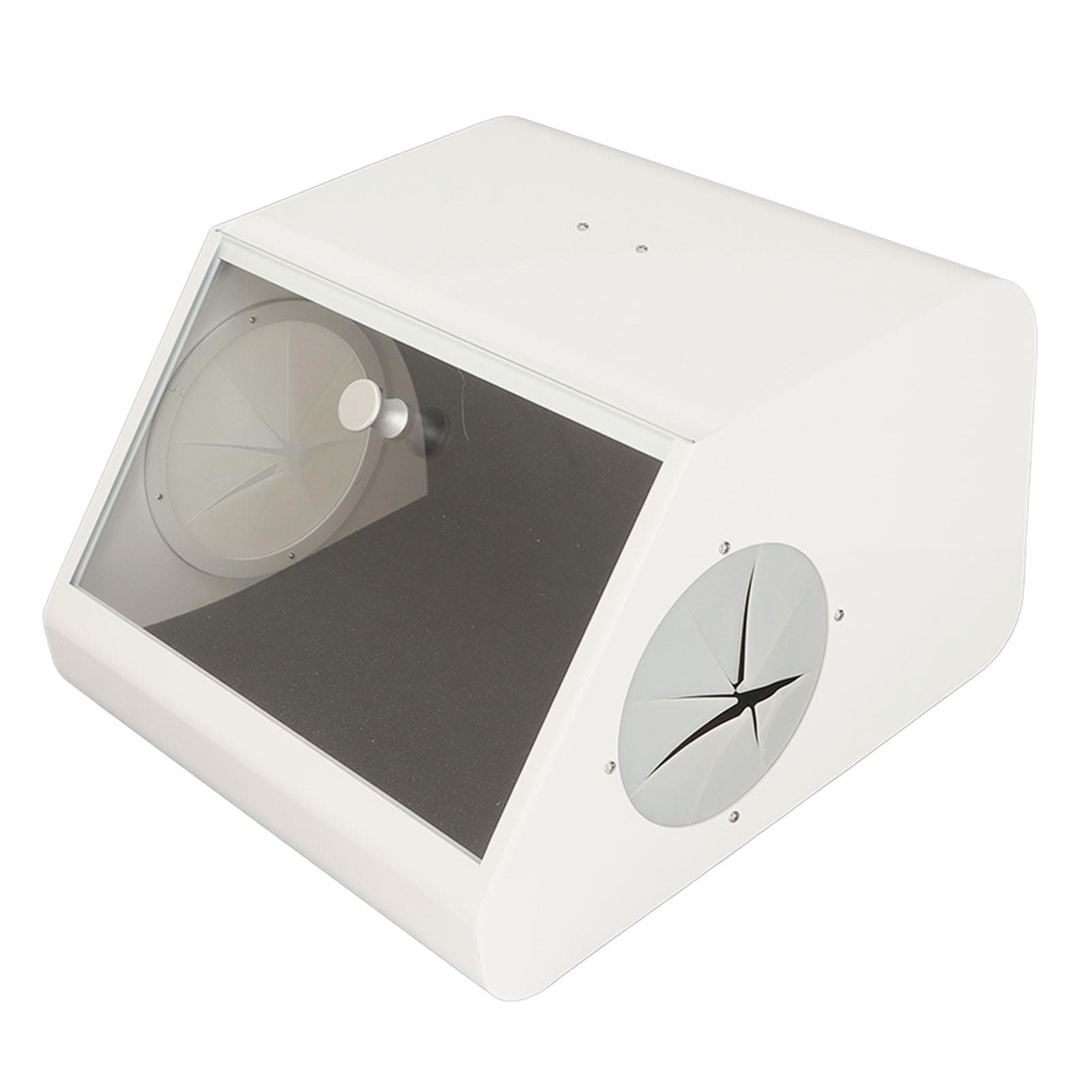 Dental Grinding Polishing Box Lapping Protector Dust Proof Case Dental Sandblaster Dust Collector US Plug