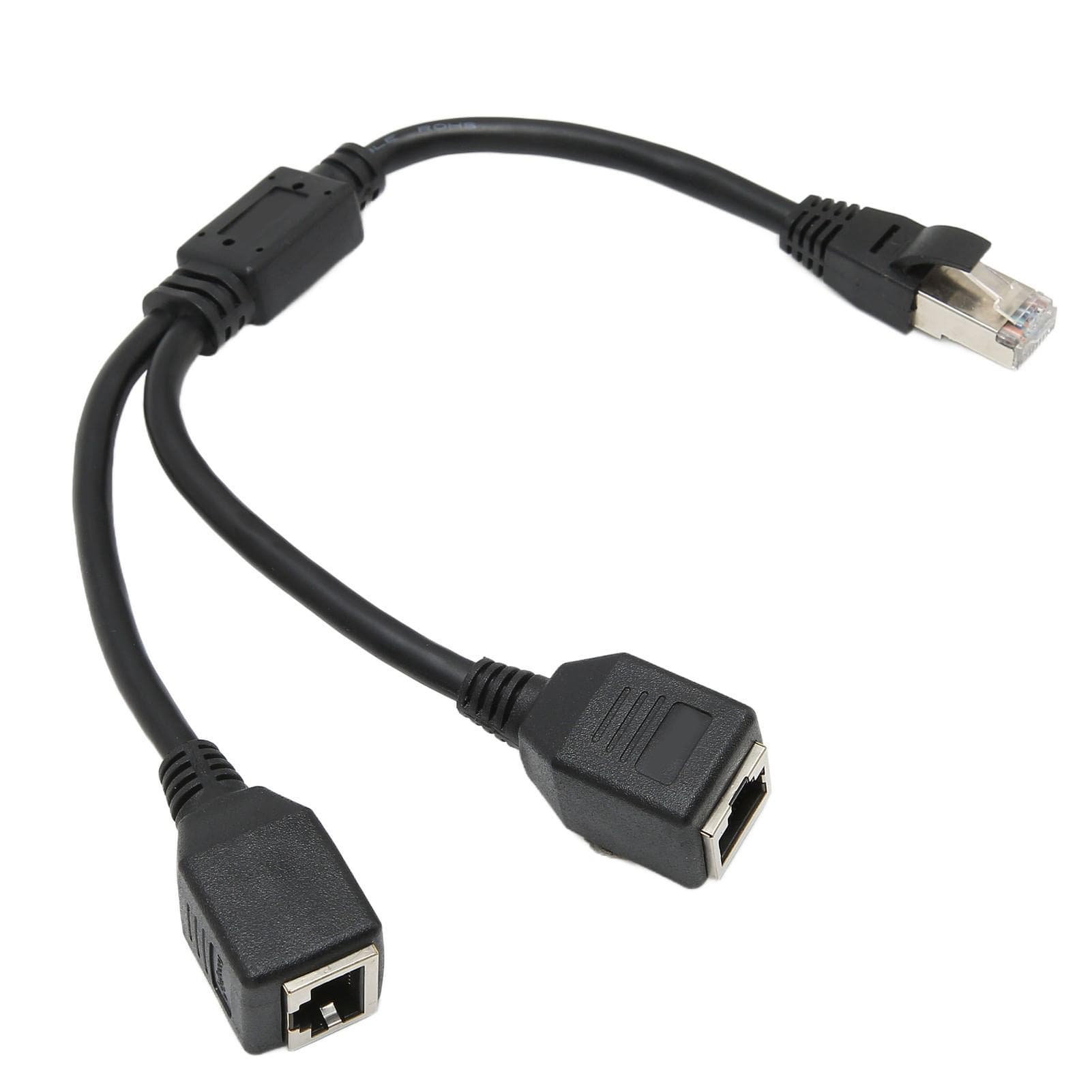 RJ45 Ethernet Adapter Cable Extension 1 to 2 Port Excellent Connection Transmission Good Signal