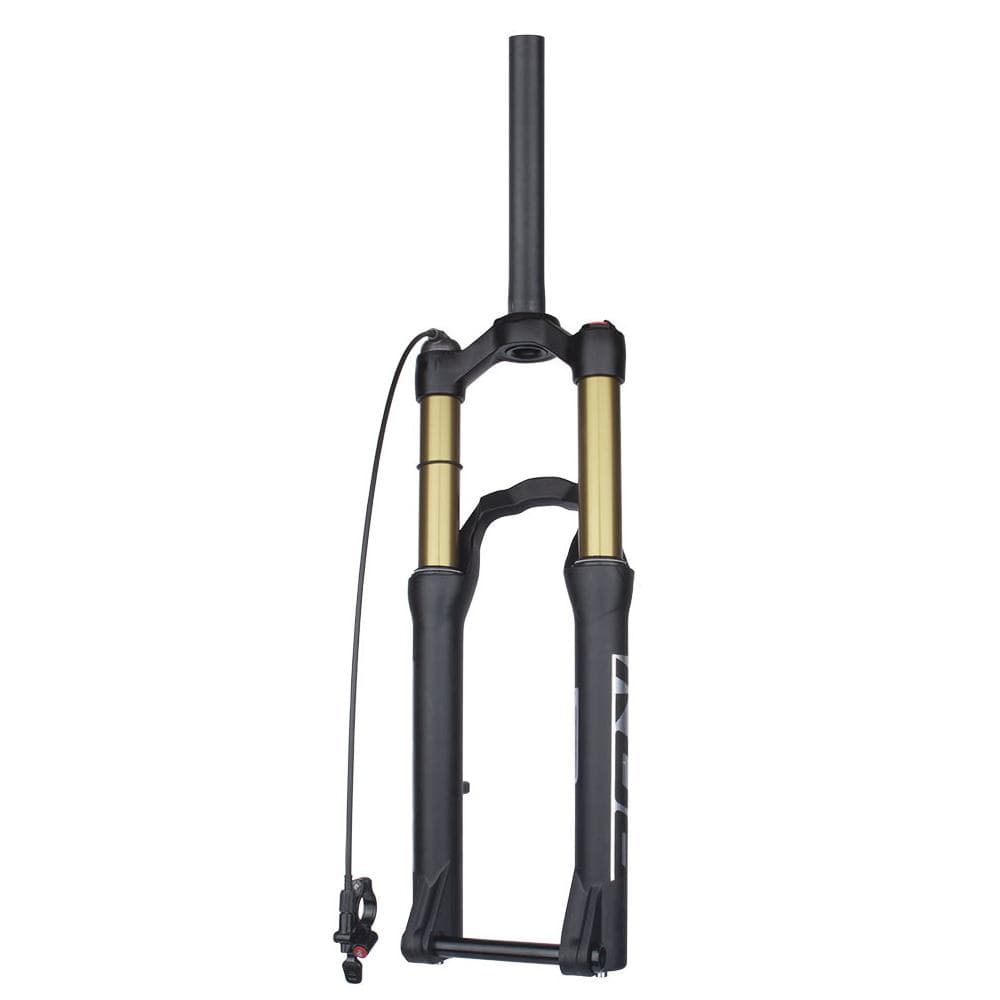 Bicycle Forks High-Performance Bike Suspension Forks - Aluminum Alloy Quick Release/Barrel Axle 24 In Wire Control Barrel Axle