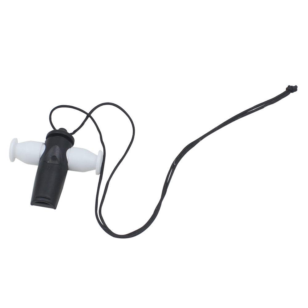 Brazil Latin Music Samba Whistle Tri-Tone Plastic White/ Black Color Musical Instrument Gift