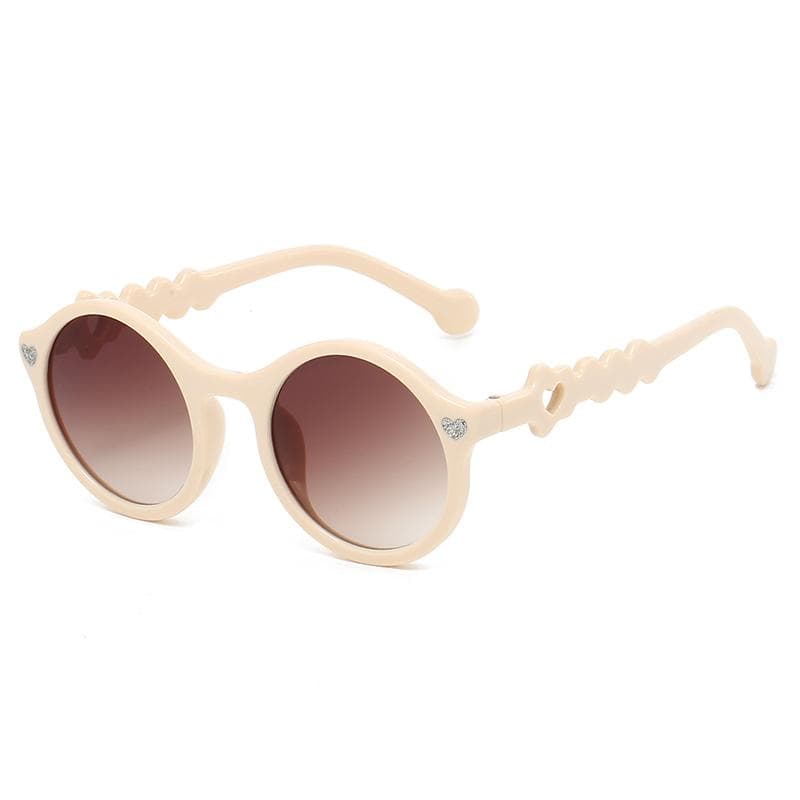 New Kids Sunglasses Cute Round Retro Sun Glasses UV400 Protection Fashion Trend Boys Girls Eyewear