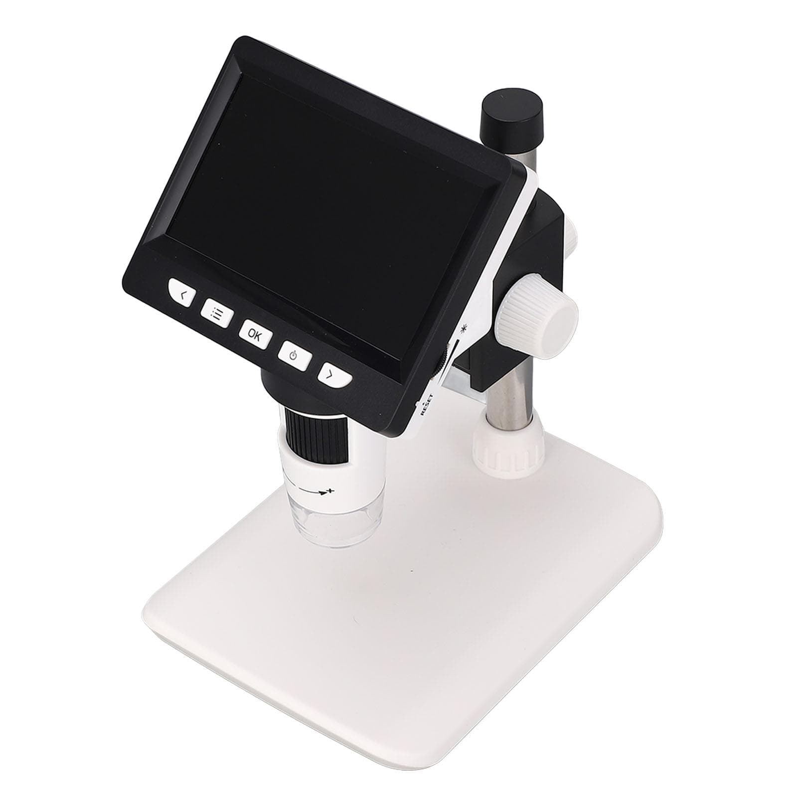Digital Microscope 1000x 4.3 Inch Screen Rechargeable HD 2MP Electronic Microscope with 8 LED Light