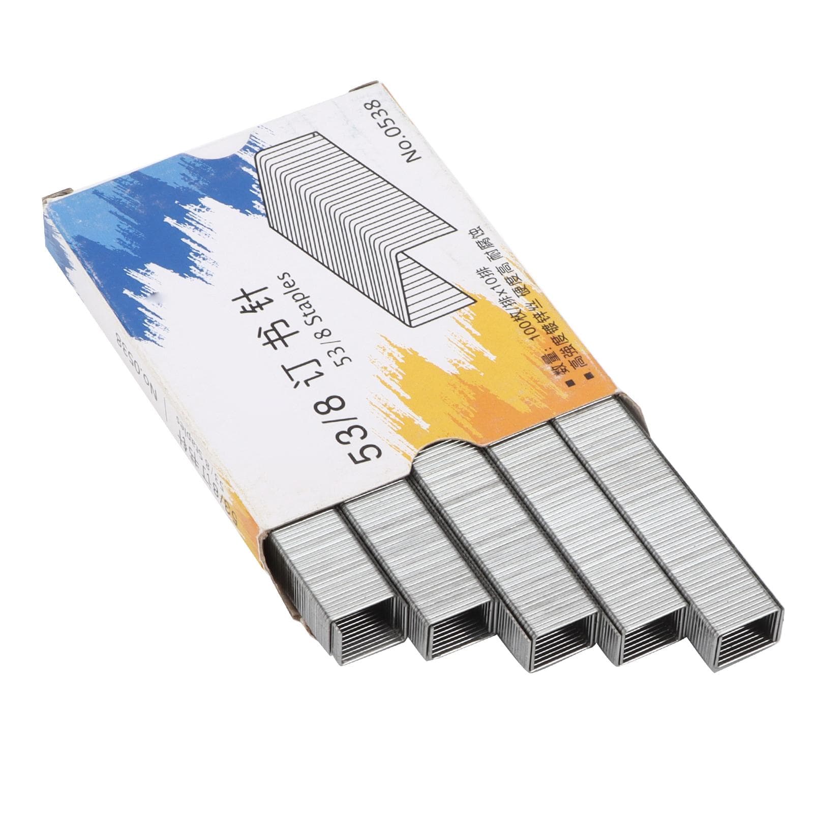 KWTRIO Galvanized Wire Staple Applicable Nail Gun Stapler Supplies for Office Home School