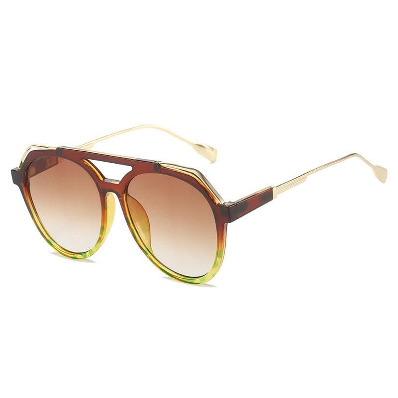 New Pilot Sunglasses Women Men Retro Vintage Fashion Oval Sun Glasses UV400 Protection Stylish Oculos De Sol Feminino Other