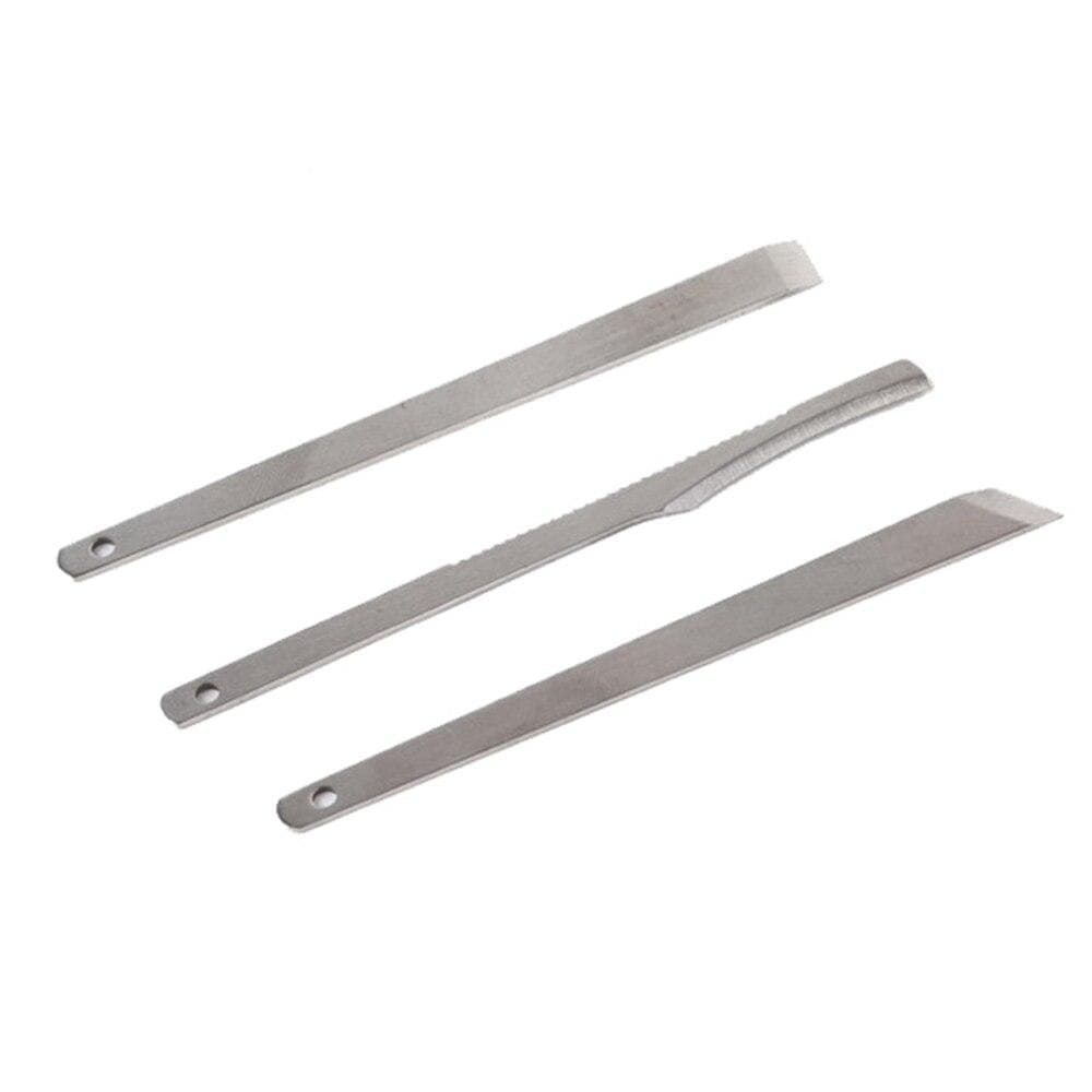 3pcs/Set Professional Pedicure Knife Peeling Handle Nail Stainless Steel Set Foot Care Tool Ingrown Cuticle Tool