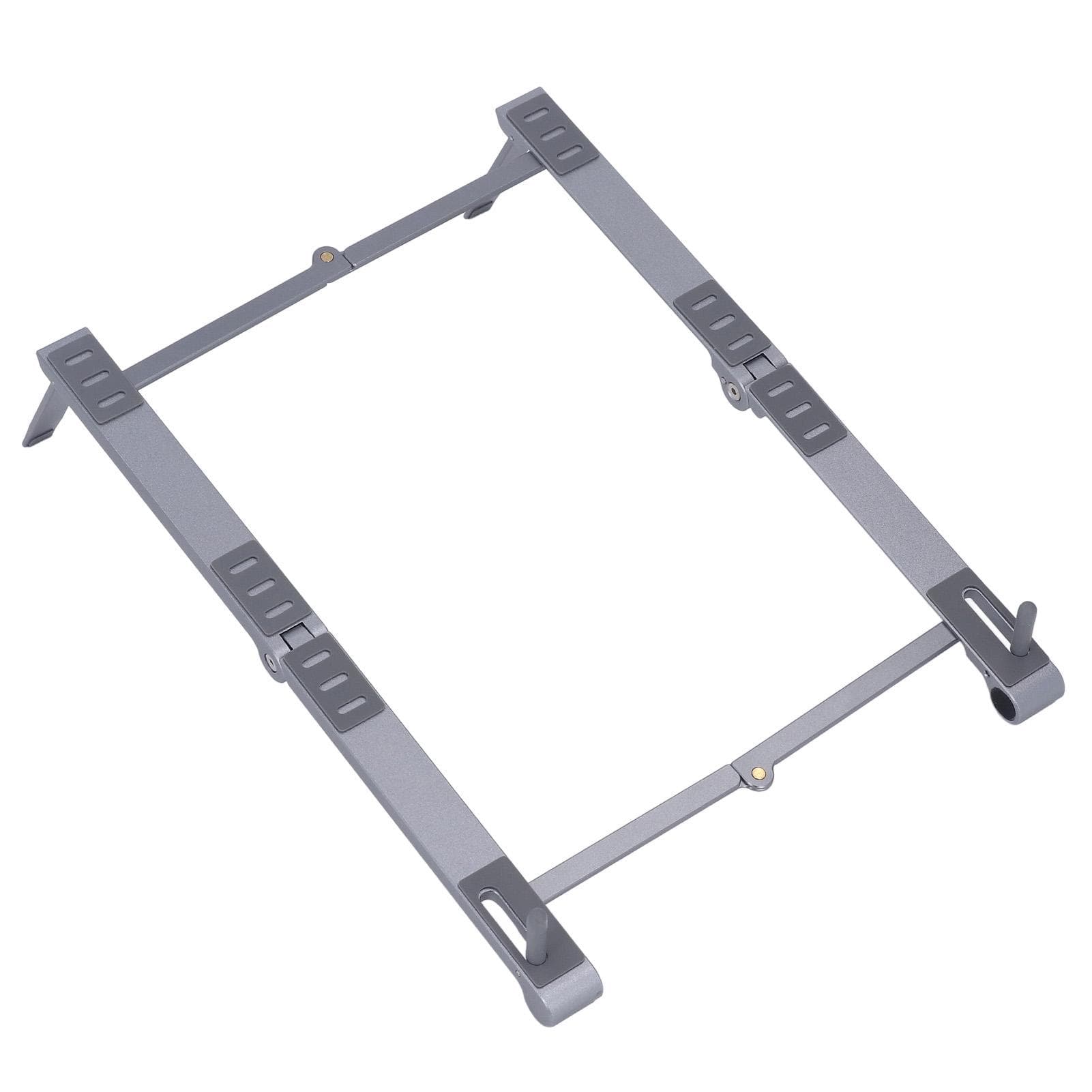 Foldable Laptop Stand Multi Height Adjustment Anti Slip Ergonomic Laptop Stand for Mobile Phone gray