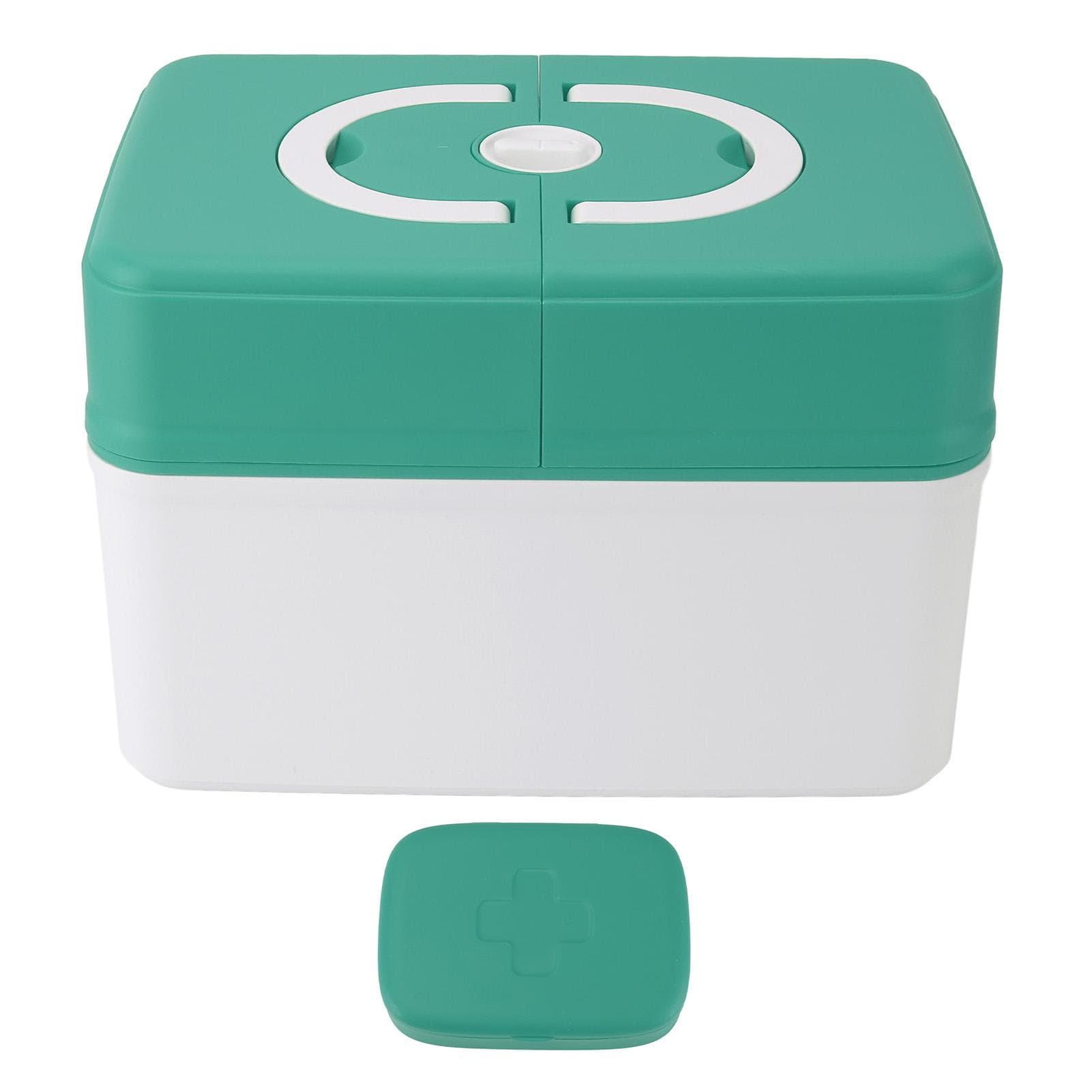 Medicine Storage Box Emergency Supplies Organizer Medical Kit Container for Kindergarten School green