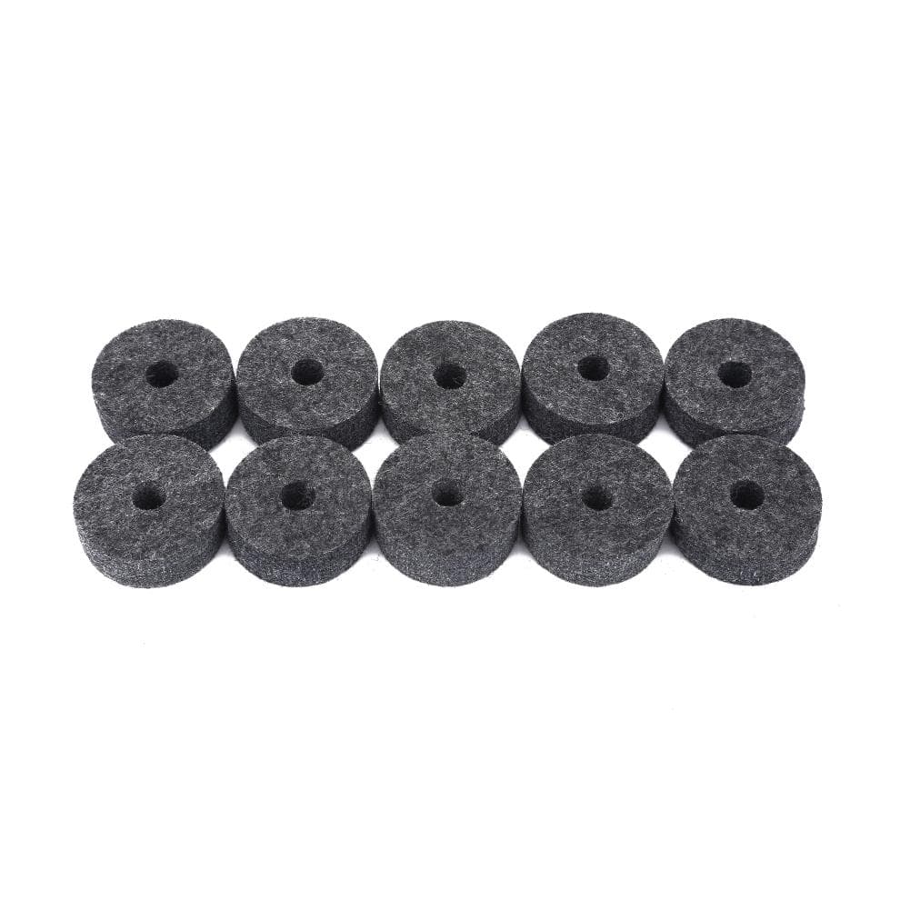10pcs Jazz Drum Cymbal Felt Pads Musical Instrument Accessories Gray gray