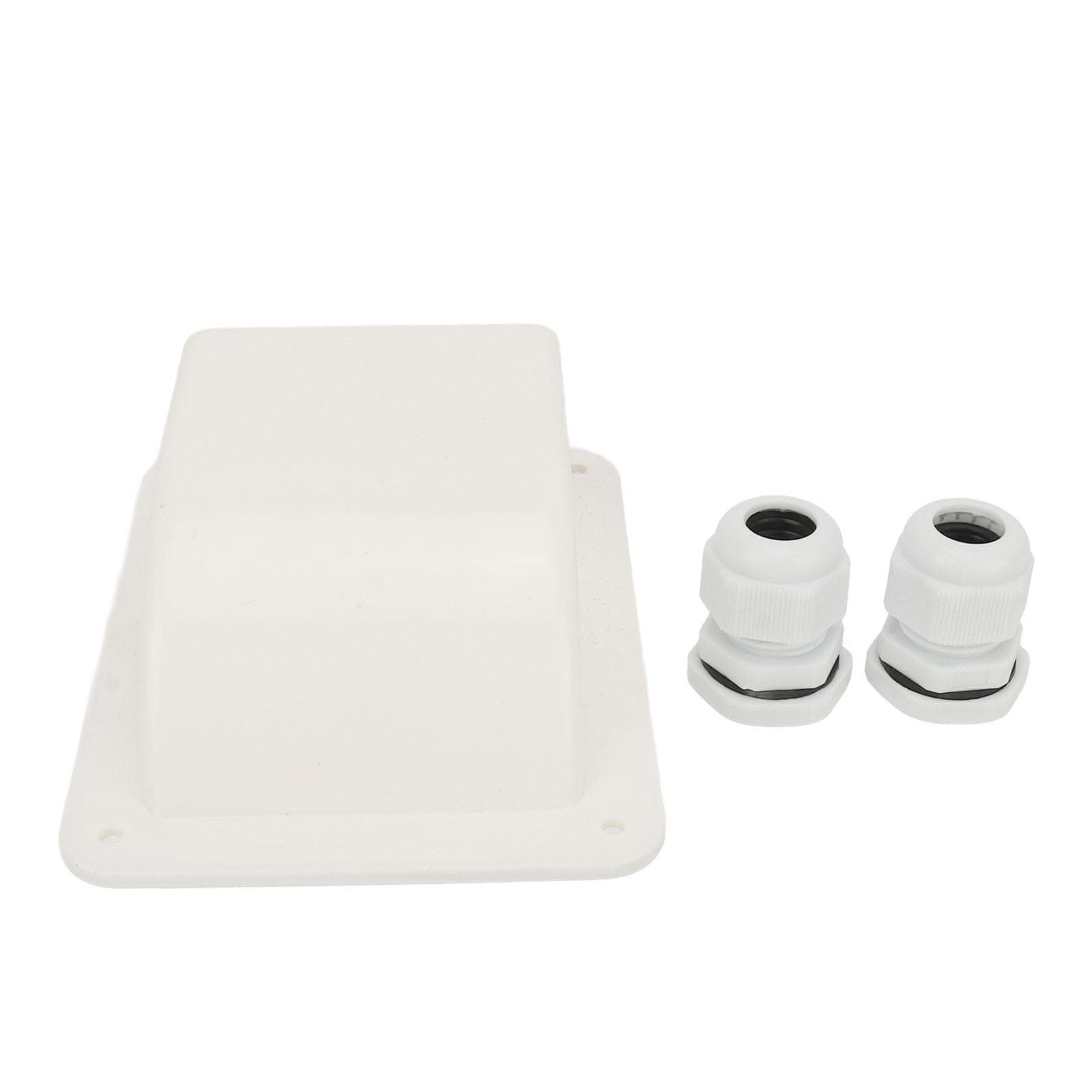 Solar Double Cable Entry Gland Box Rainproof Housing for RV Roof Boat Yacht Camping Travel Panel