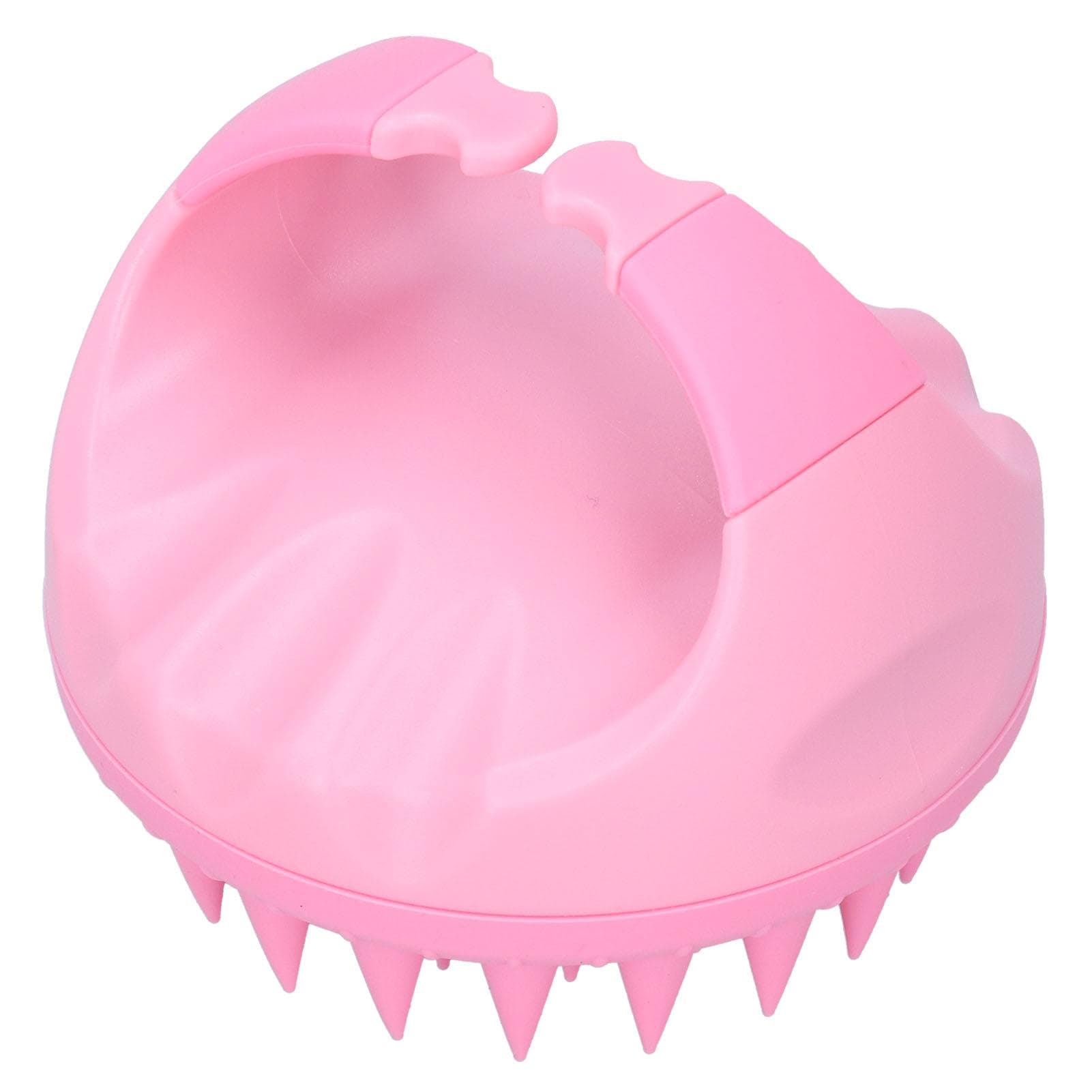 Multifunctional Hair Scalp Massager Dandruff Cleaning Massage Shampoo Brush for Hair CleaningPink pink
