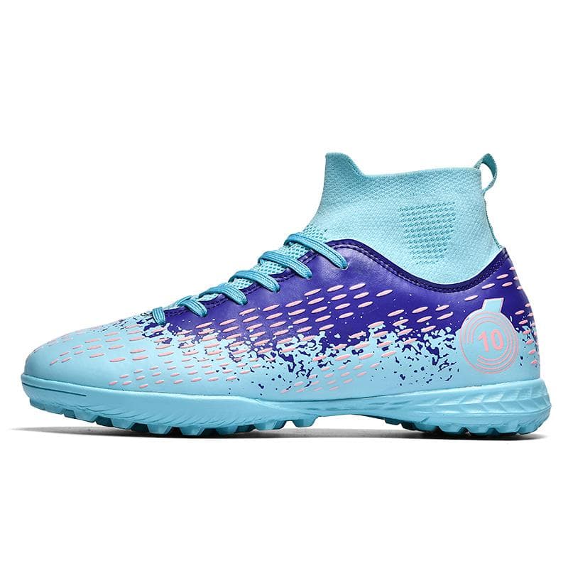 Men's Soccer Shoes Non-Slip AG/TF Soccer Cleats Ankle Boots Unisex Large Size Ultralight Football Boots Boys Sneakers 48