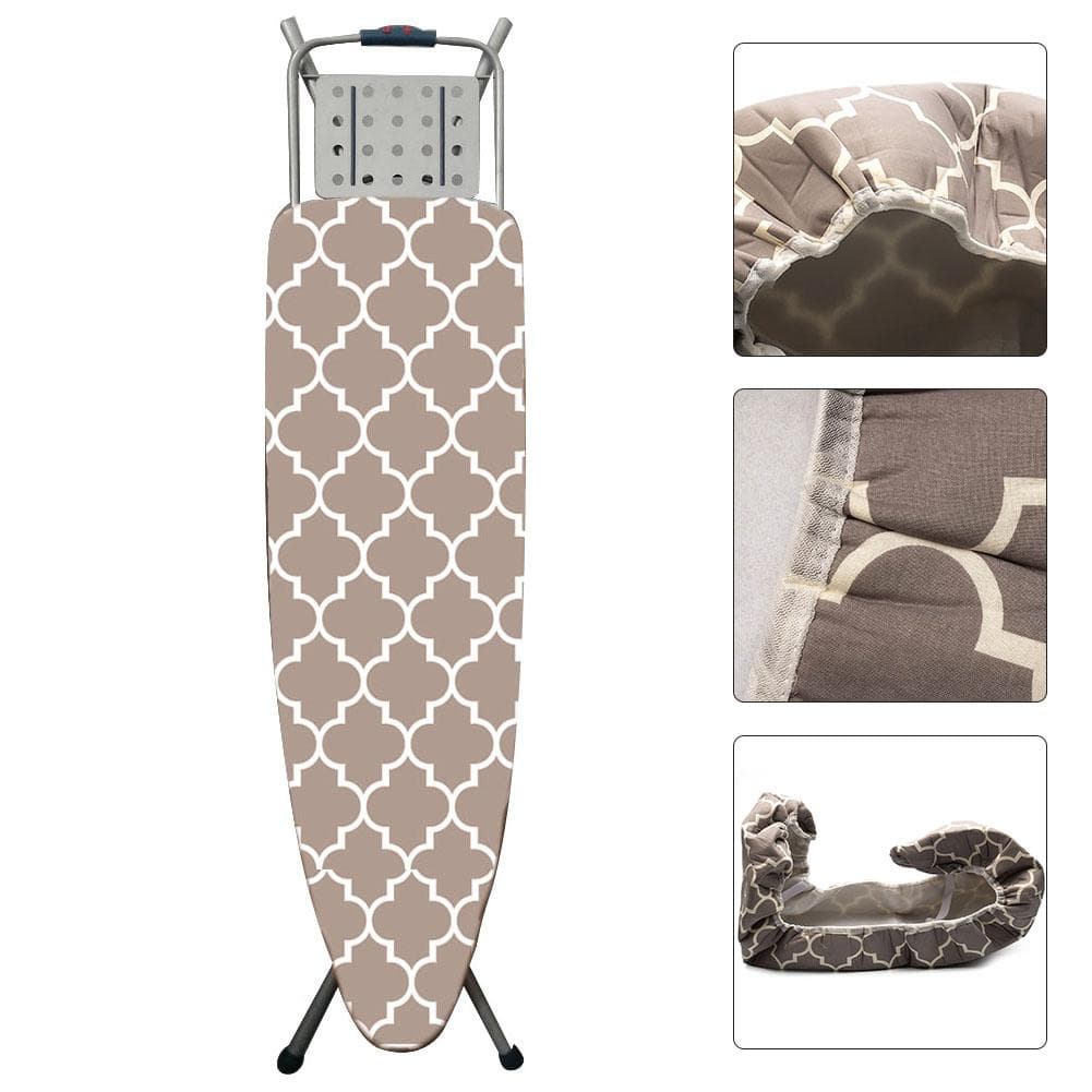 Stain Resistant Ironing Board Cover Triple Abrasion Coffee Rhombus