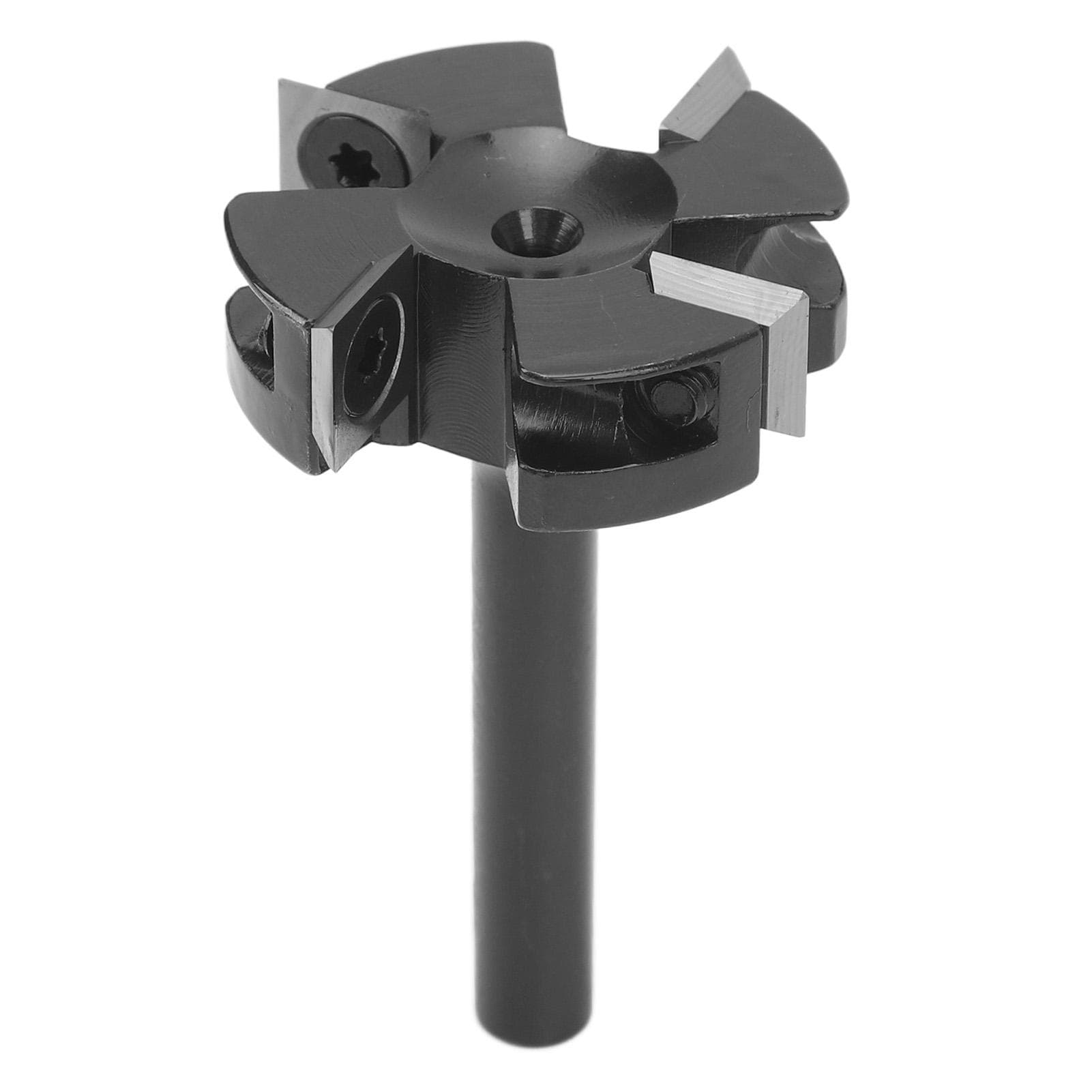 Surfacing Router Bit 4 Flute 8mm Shank 40mm Cutting Diameter Planer Router Bit Tool for Woodworking
