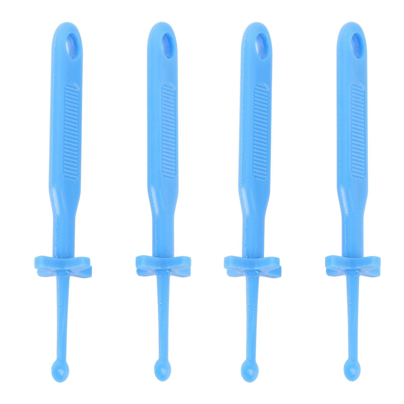 4pcs Ear Wax Removal Tool with Safe Guard Comfortable Reusable Plastic Ear Wax Cleaning Tool Ear