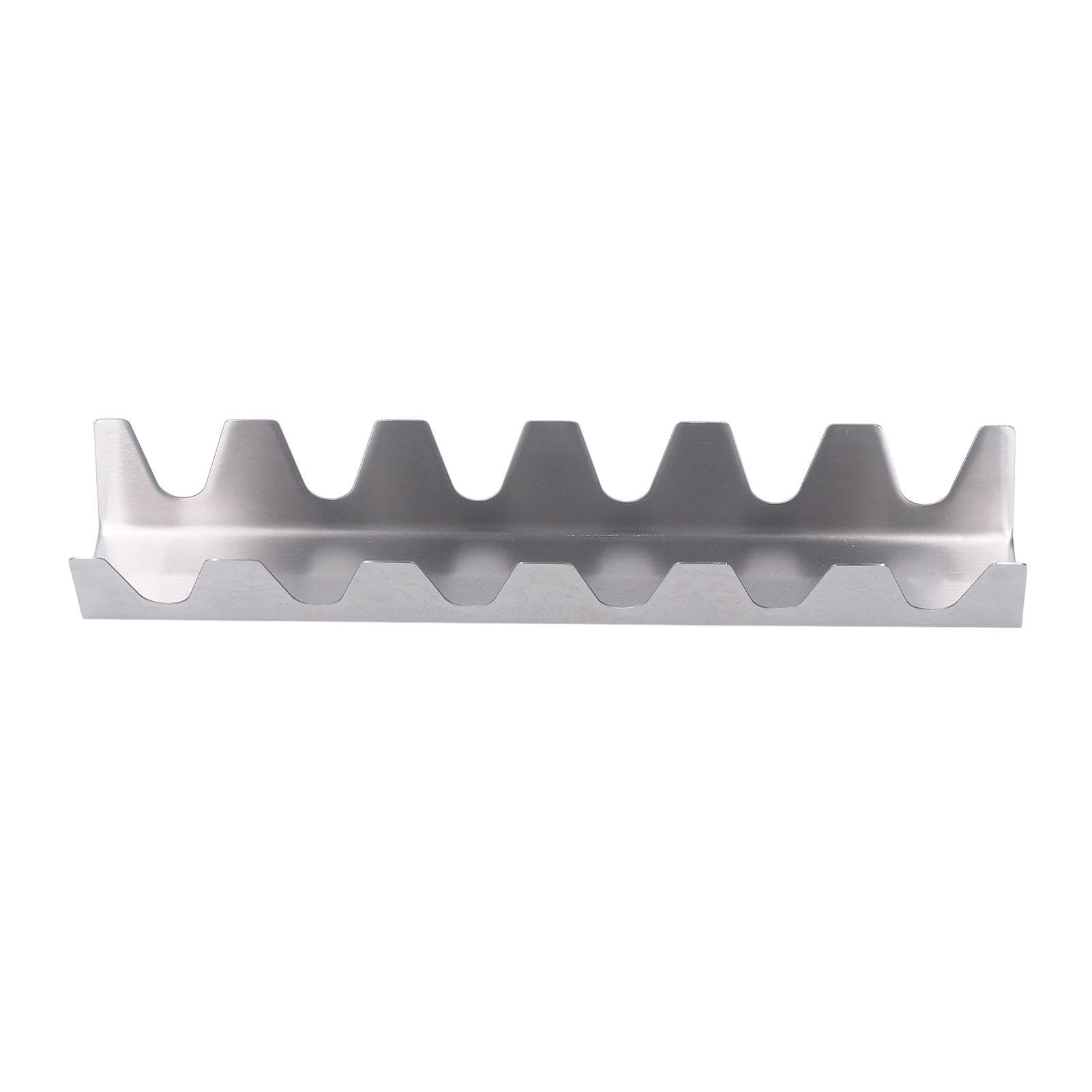 Taco Holder Stainless Steel 6 Grids Rust Proof Heat Resistant Taco Rack for Bakeries Picnics L