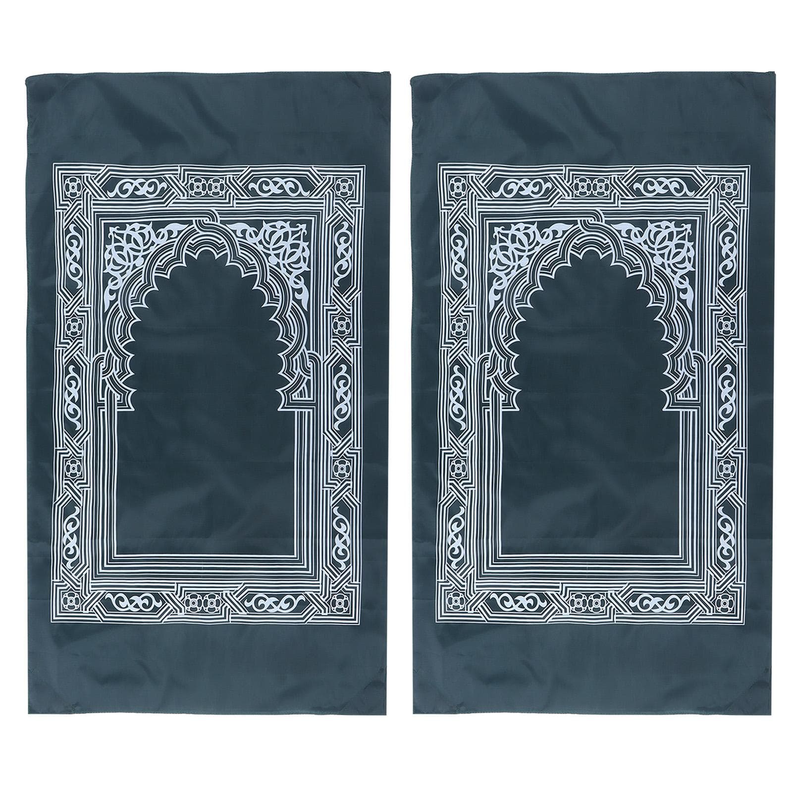2Pcs Prayer Mat Portable Windproof Waterproof Premium Material High Durability Travel Prayer Mat