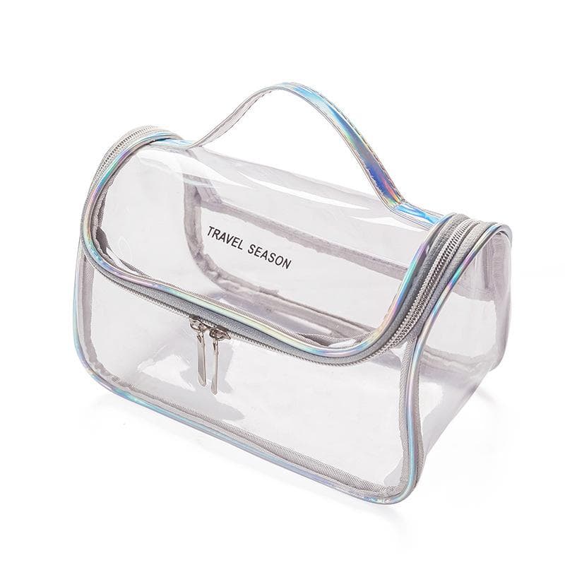 Clear Makeup Bag Portable Waterproof Washbag Travel Organize Cosmetic Pouch