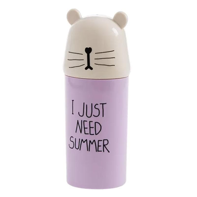 Wash Cup Travel Portable Cartoon Bear Couple Toothbrush Organizer Mouth Cup Tooth Brush Storage Box Bathroom Organizer