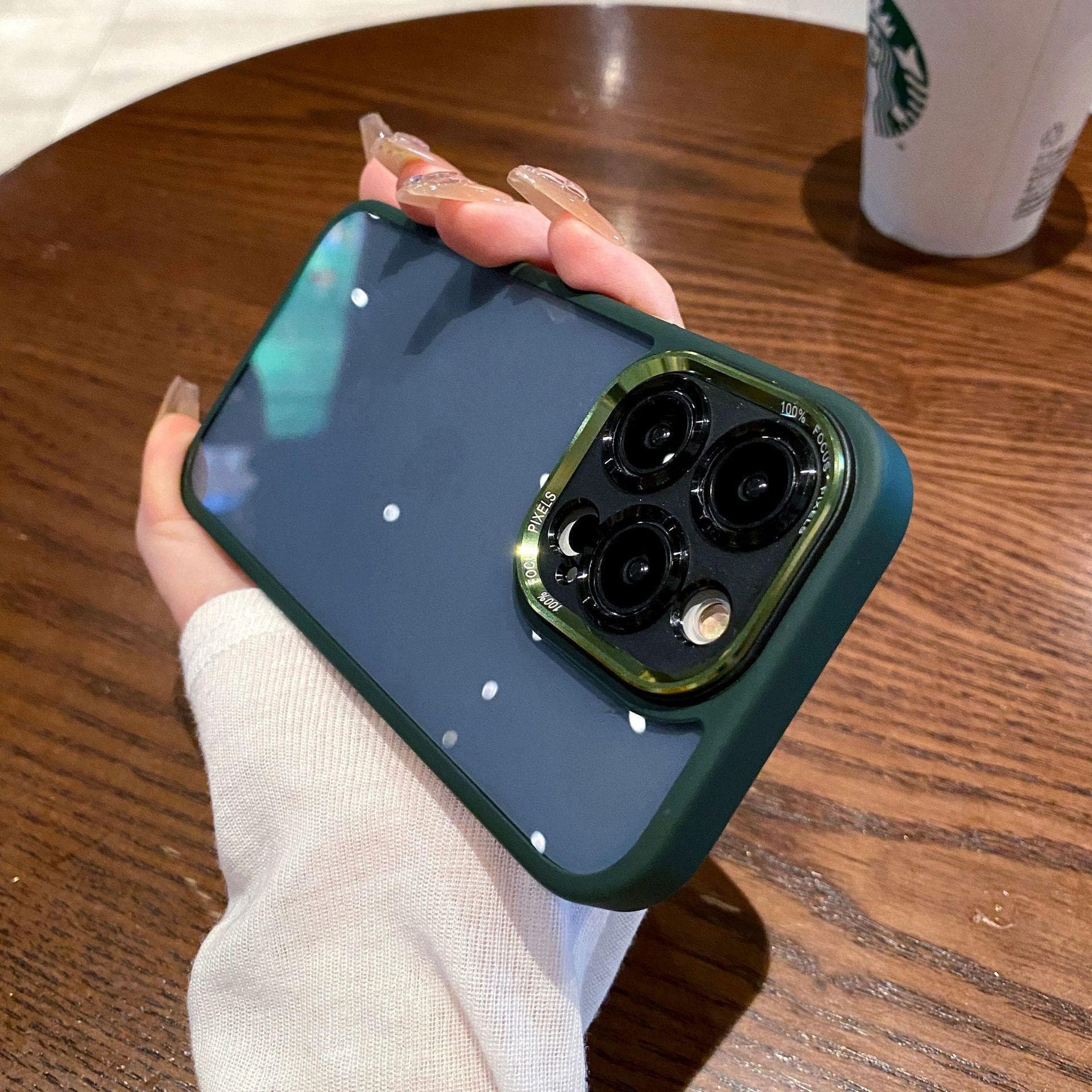 Golden Shield Charming Eyes Applicable To IPhone 16 Metal Lens Mobile Case Hardware Eye Protection Apple 14 Full Package Anti-fall Cover iPhone11