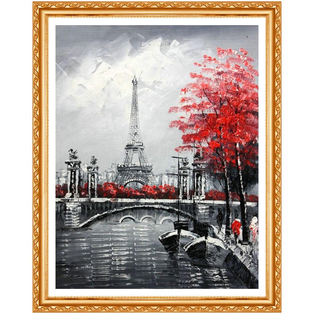 Diamond Painting Full Round,paris,diy Diamond ,5d Diy,diamond Embroidery Landscape 20X30CM