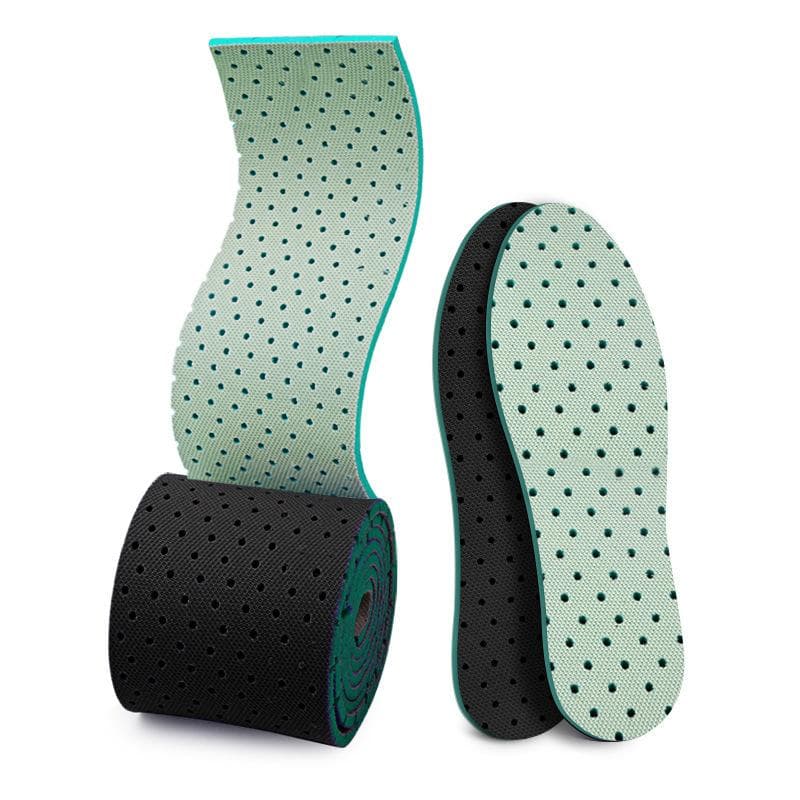 9x150cm/Roll Self-Cut Insoles Shoes Soft Sport Shock Aabsorption Adult Kid Shoe Inserts 9*150cm black