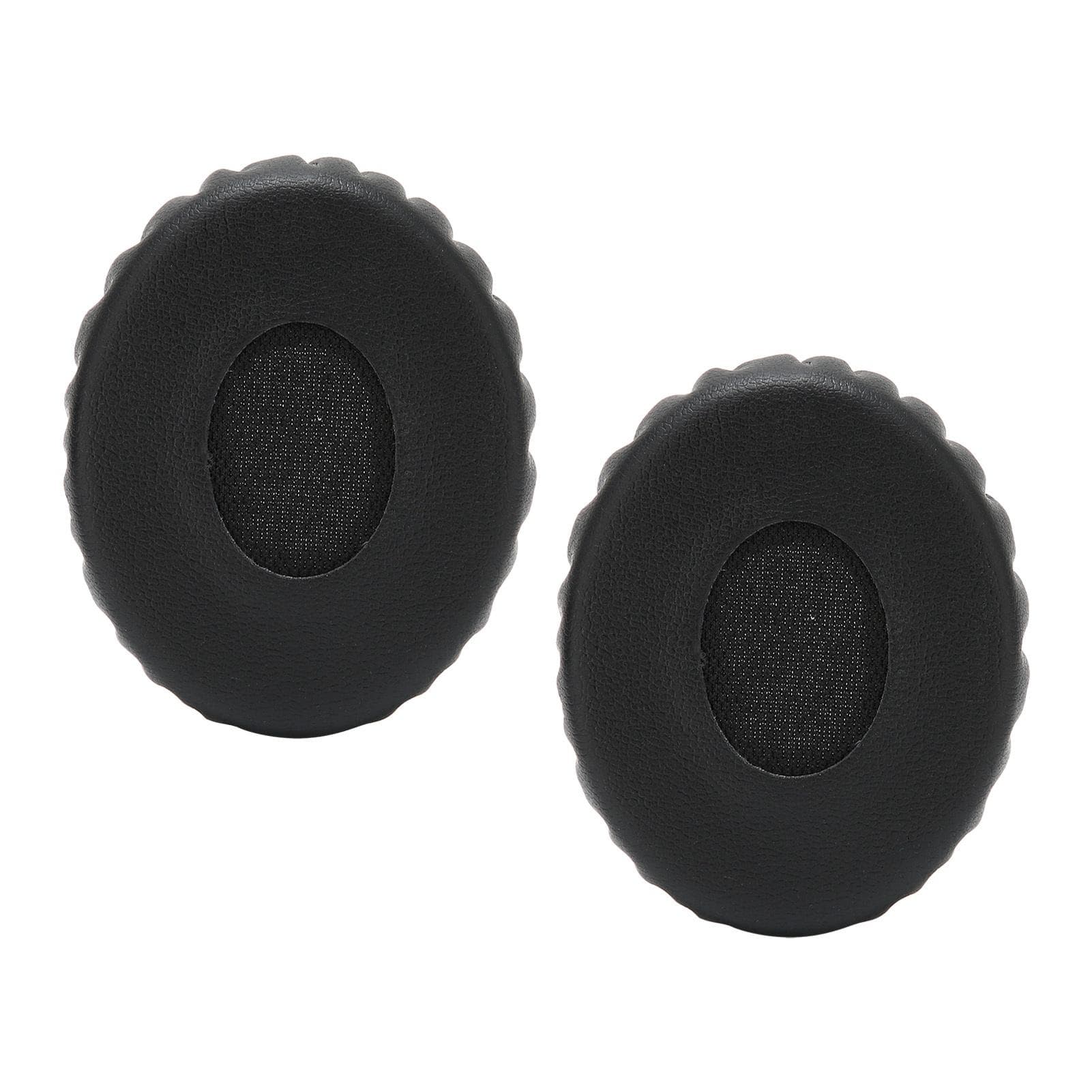 1 Pair Headphone Ear Pad Cushions Replacement Fit for OE2OE2ISoundTrue Headset(Black Red ) black