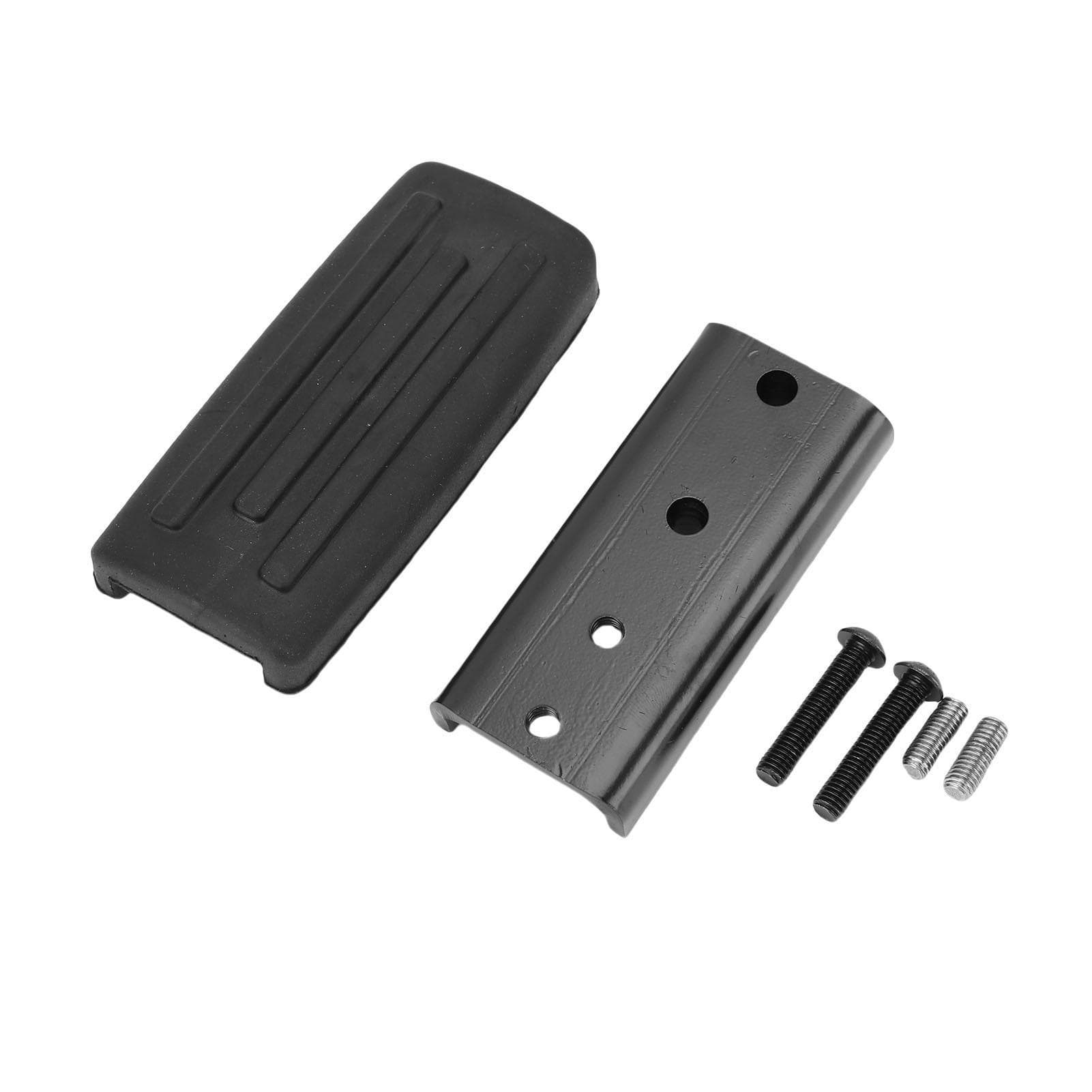 Extended Brake Foot Rest Pedal Wider Footboards Rubber Black Larger Brake Pedal Replacement for